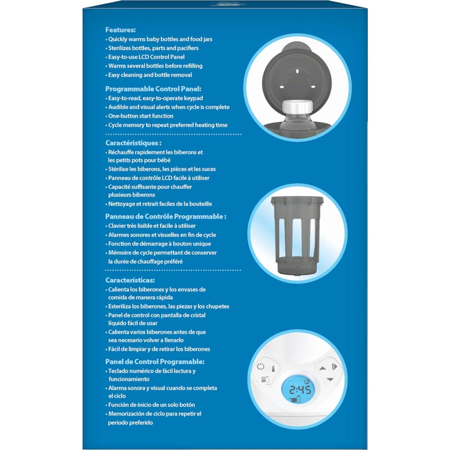 Calentador y Esterilizador de Biberones Deluxe Dr. Brown