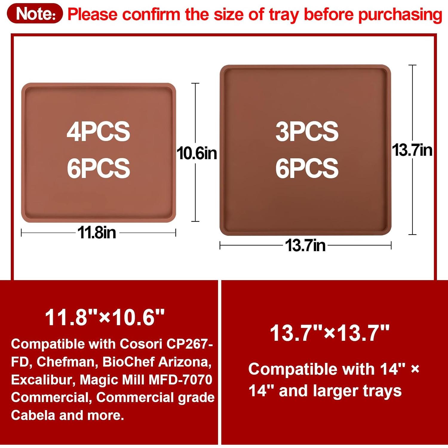 Hojas deshidratadoras de silicona Aulock 34.8 cm x 34.8 cm 3 piezas