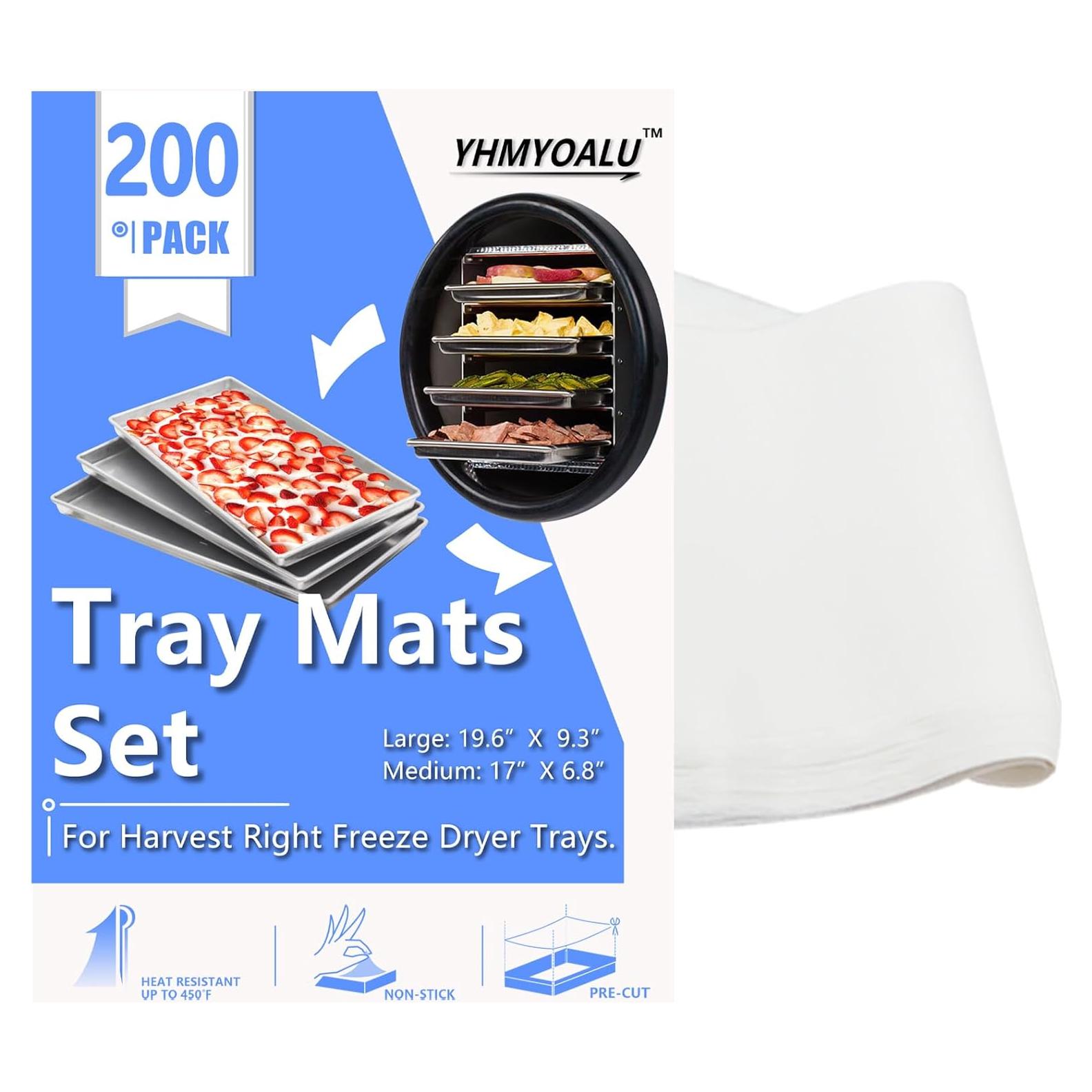Alfombrillas desechables para deshidratador YHMYOALU 200 PCS