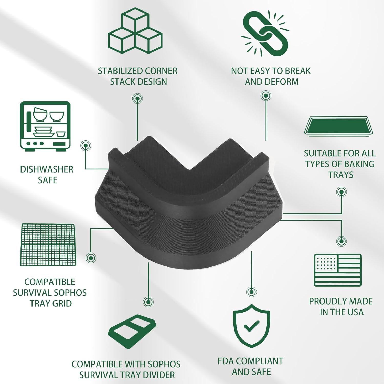 Apiladores de bandejas para hornear Abode 24 Pcs - Deshidratador Harvest Right