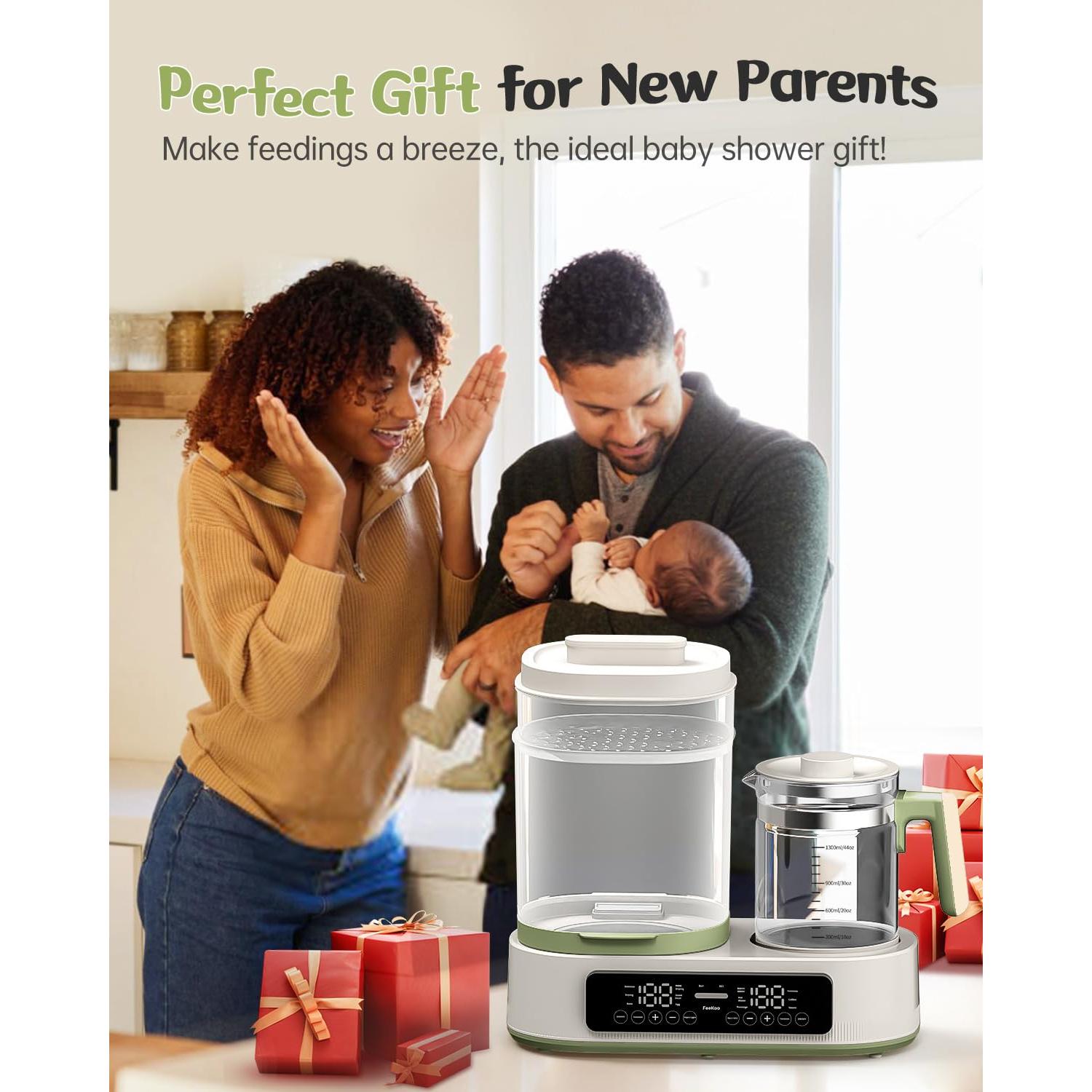 Calentador de Biberones Multifuncional Feekaa 3 en 1 44oz