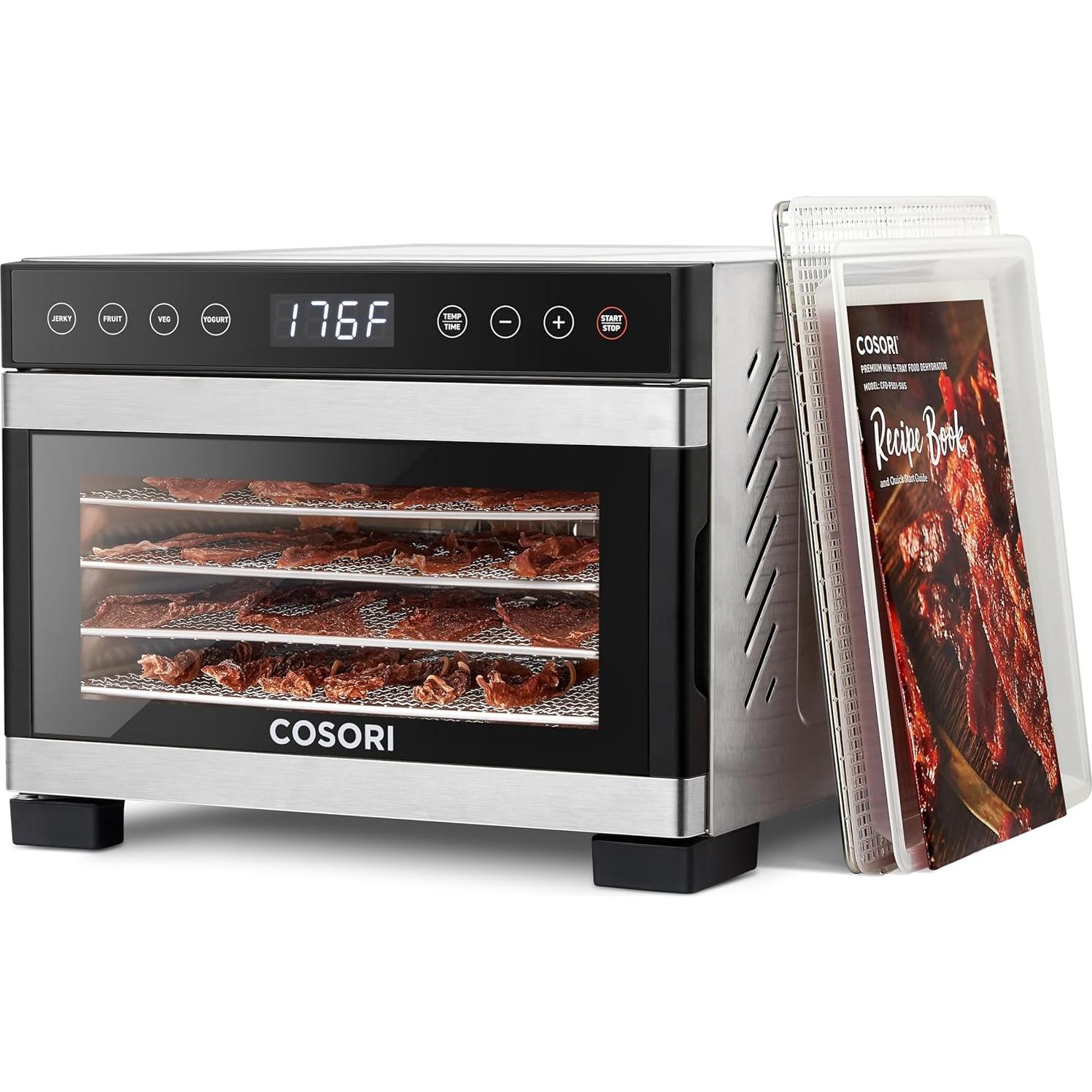 Deshidratador de Alimentos COSORI C267-2FR, 5 Bandejas Acero Inoxidable