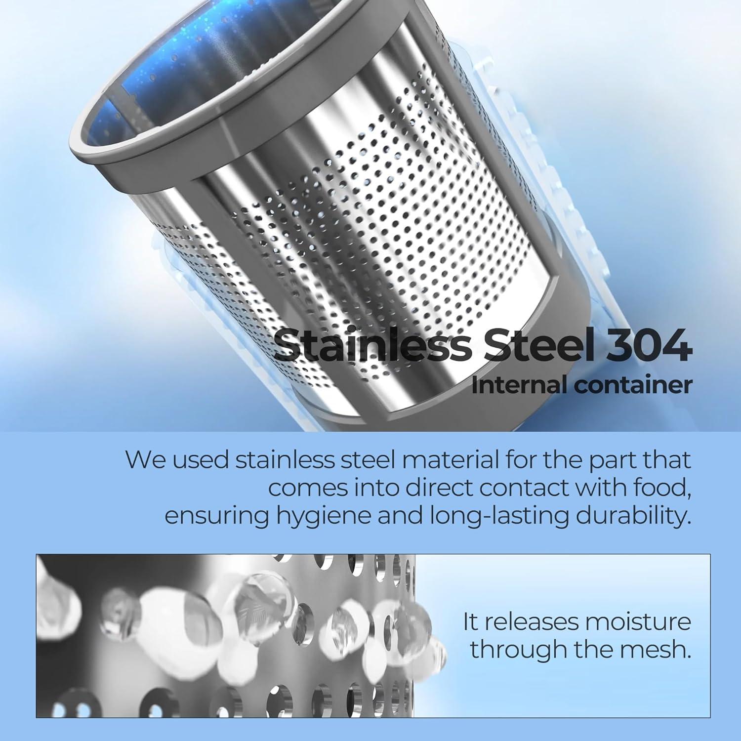 Deshidratador de Alimentos CasaMom JJAGOJJAGO 10 Bandejas Blanco