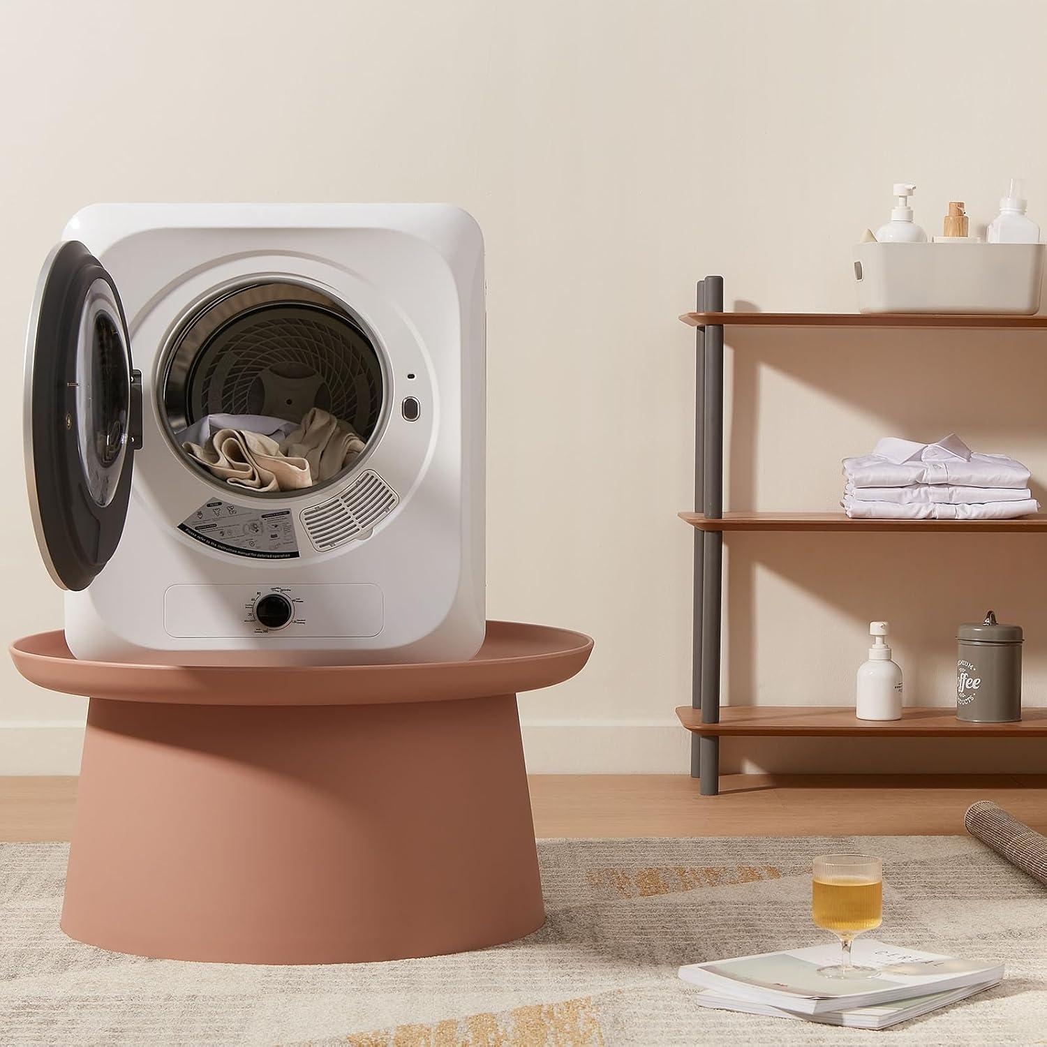 Secadora Portátil Auertech 4.5kg Eléctrica Carga Frontal Blanca