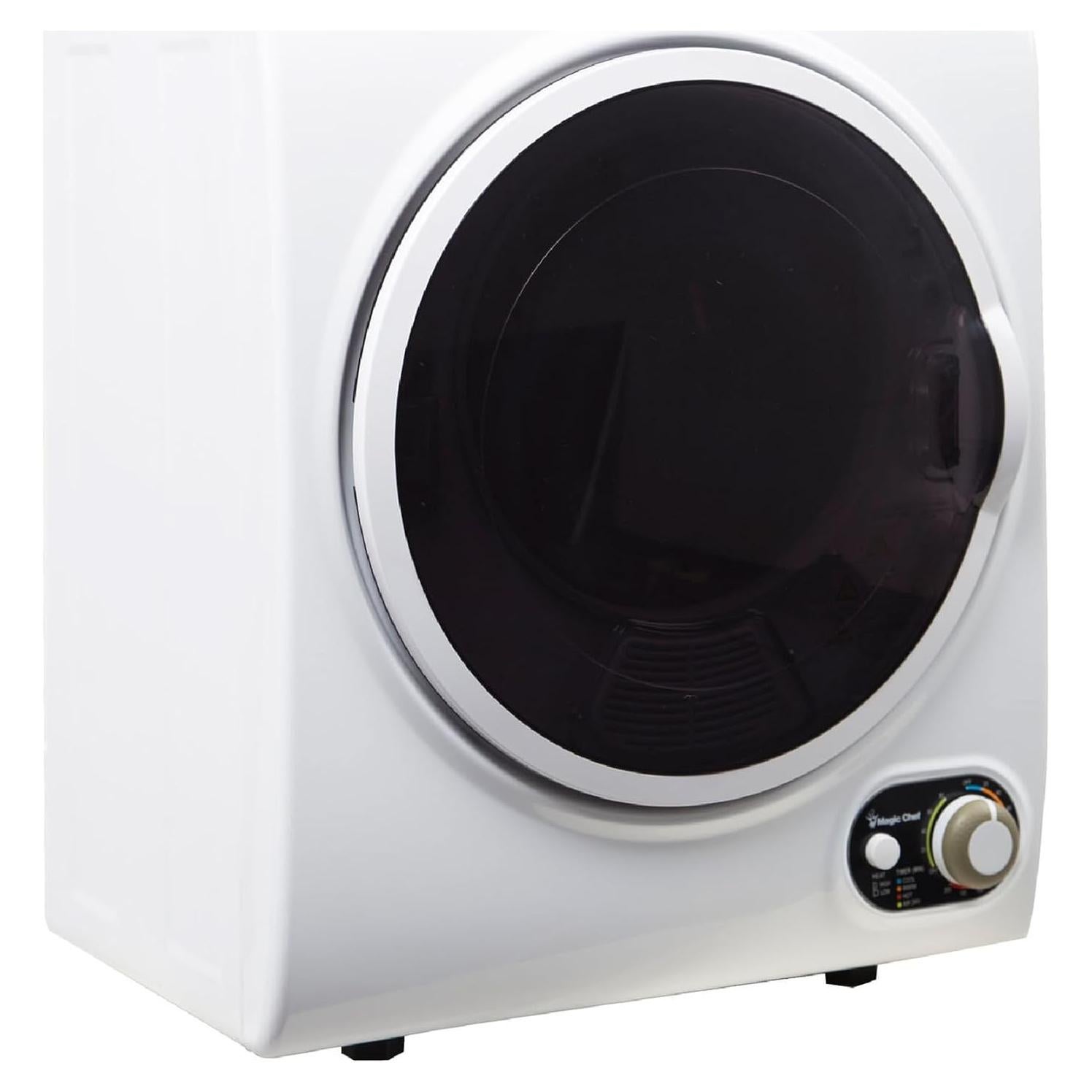 Magic Chef Compact Electric White MCSDRY15W 1.5 cu. ft. Laundry Dryer