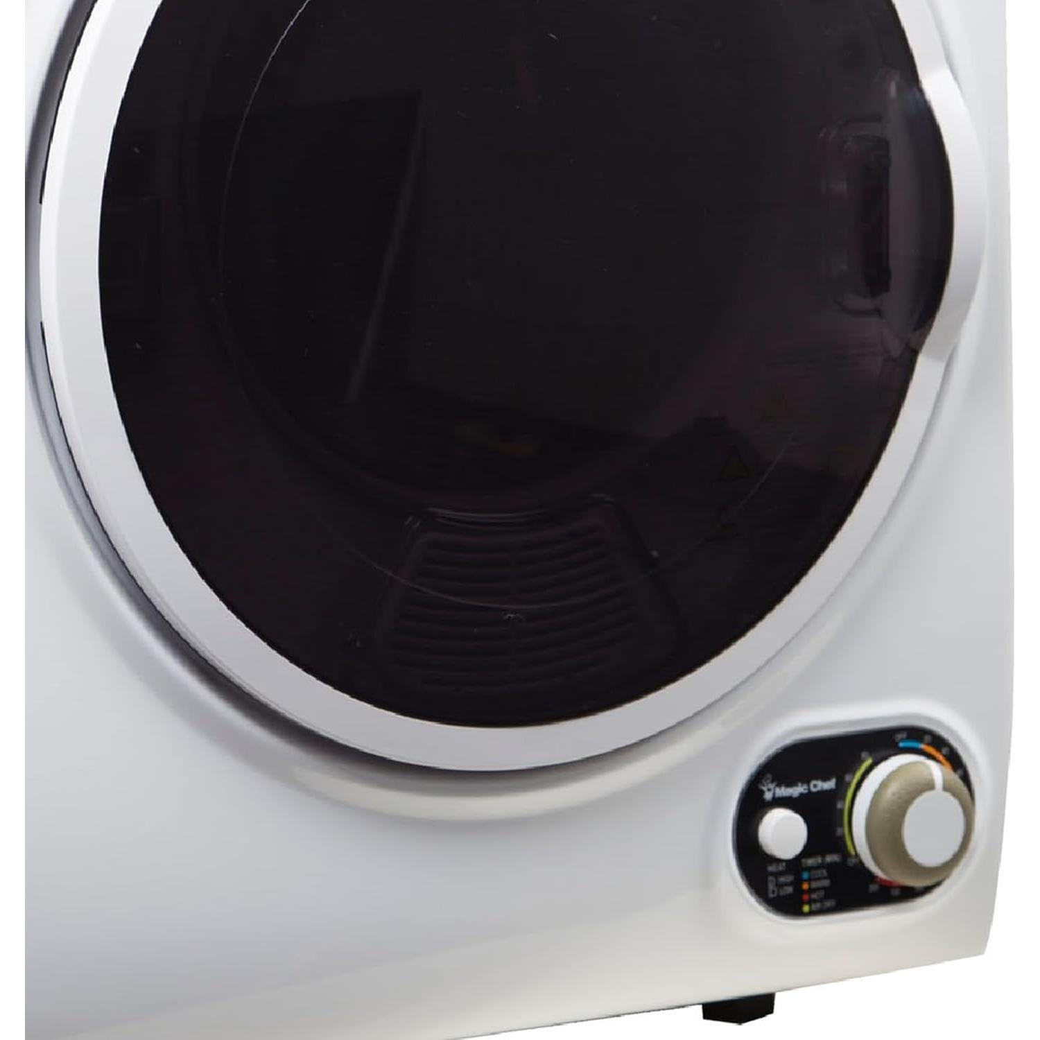 Magic Chef Compact Electric White MCSDRY15W 1.5 cu. ft. Laundry Dryer