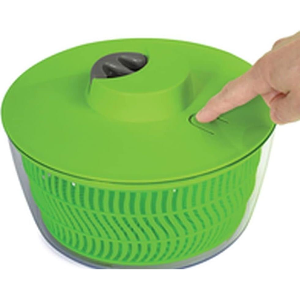 Secador de Ensalada Verde 4L Progressive con Cordón Retráctil
