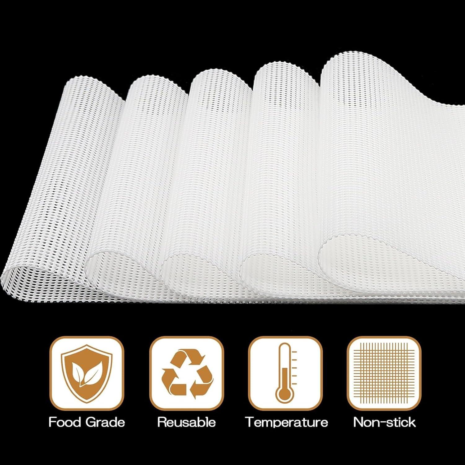 Paquete de 8 Tapetes de Silicona Medianos Bandelt para Deshidratador