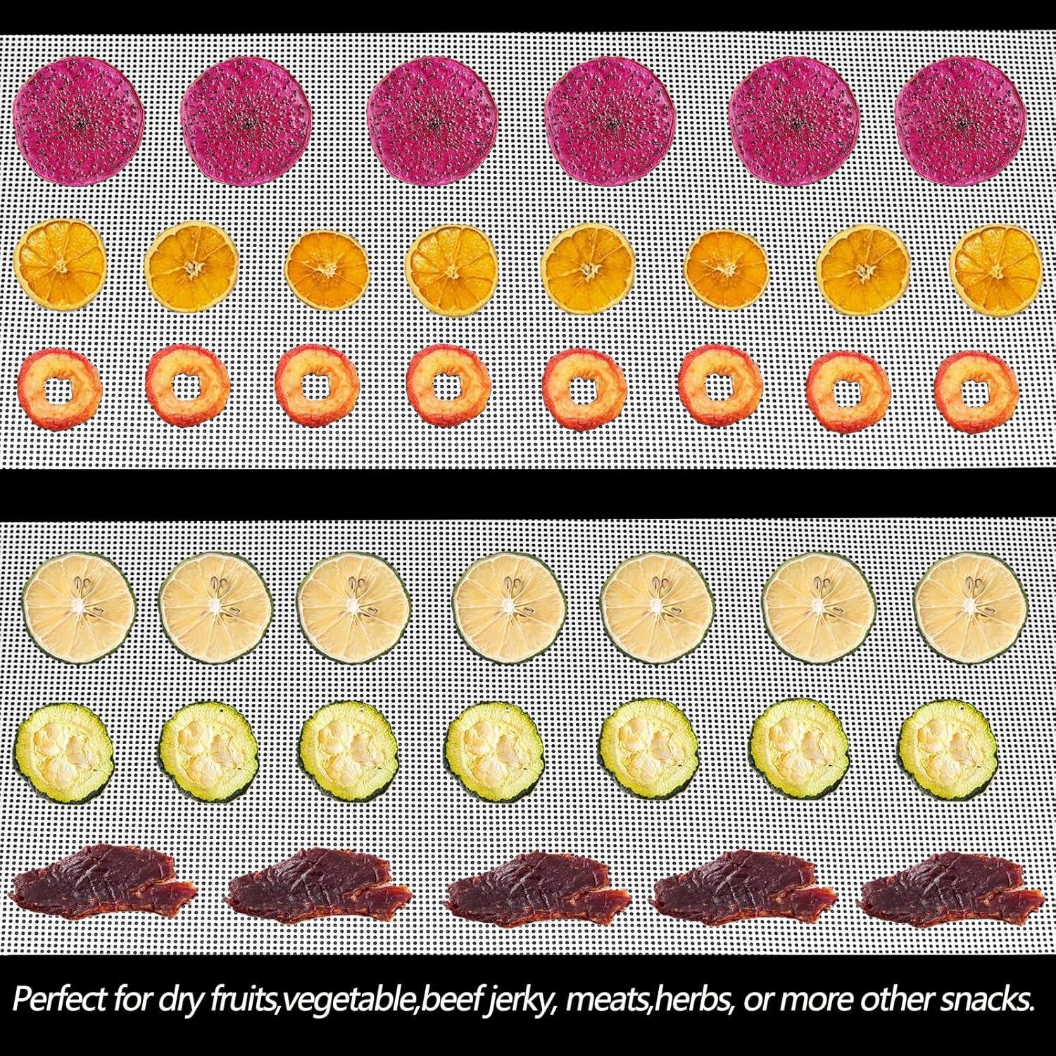 Paquete de 8 Tapetes de Silicona Medianos Bandelt para Deshidratador