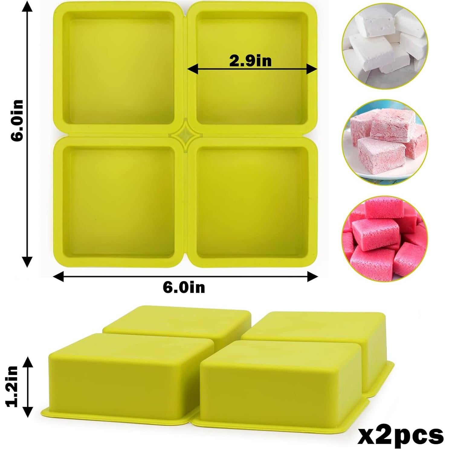 Freeze Dryer Tray Dividers Silicone - Square Freeze Dryer Accessories for Dairy, Eggs, Ice Cream, Paste Food