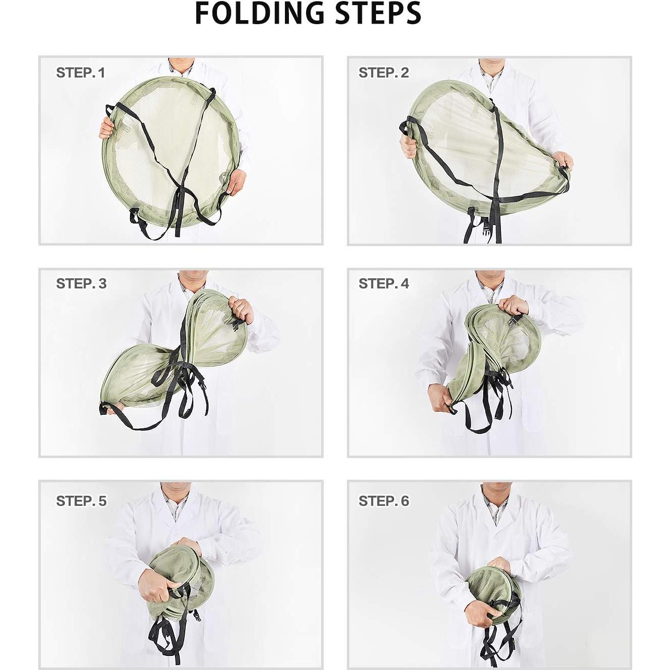 Estante Plegable de Secado iPower 6 Capas 91 cm Malla Transpirable