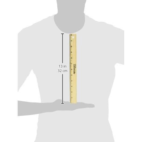 Westcott 10381 Wooden Ruler, 12 Inch