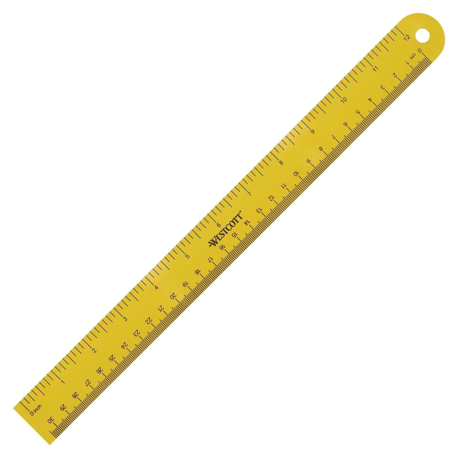 Westcott Straight Magnetic Ruler, Single, Model: 15990