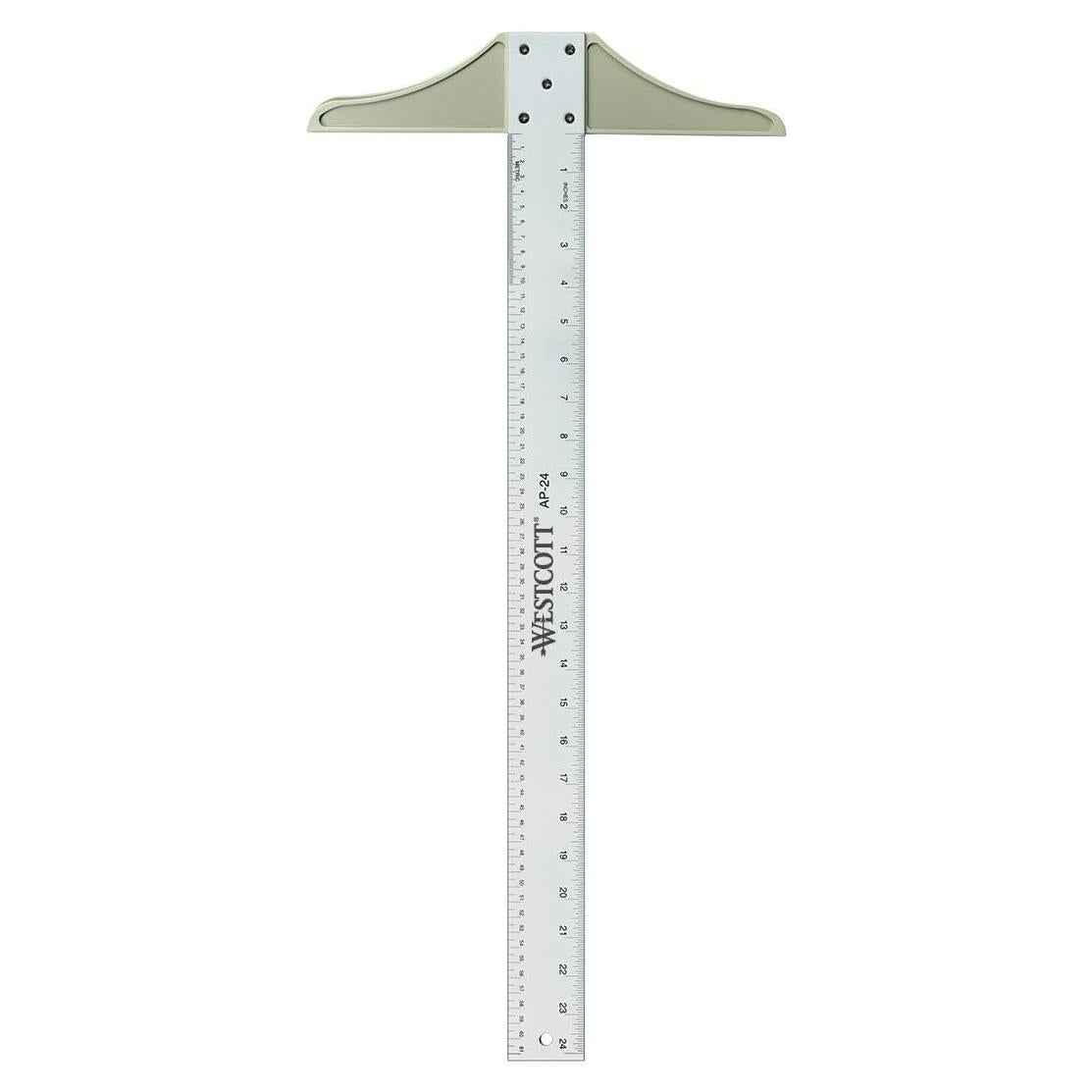 Regla T Graduada Westcott 60.96 cm Aluminio Transparente