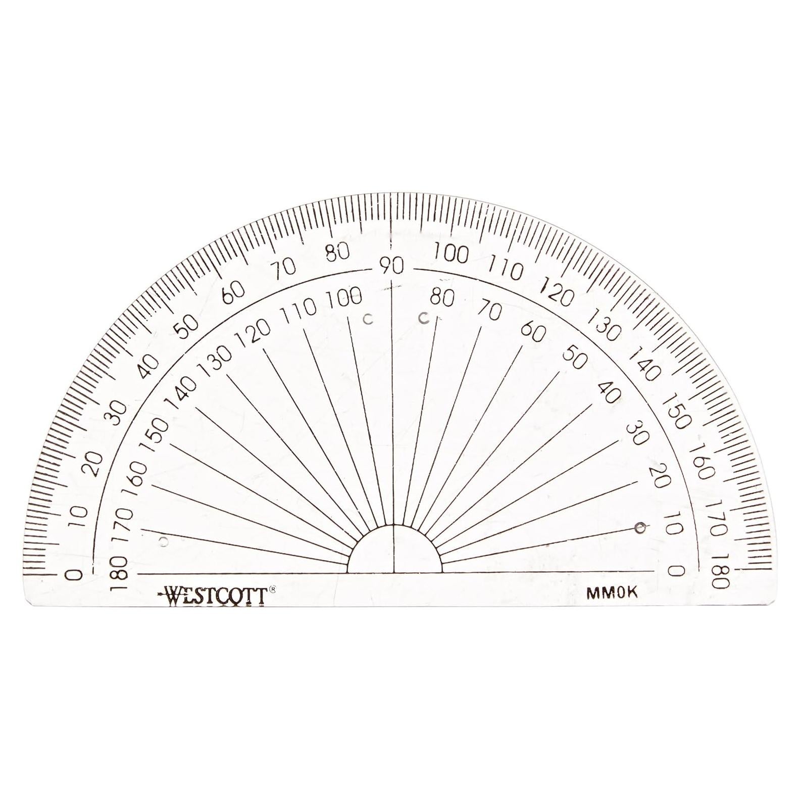 Westcott Clear Protractor, 12925