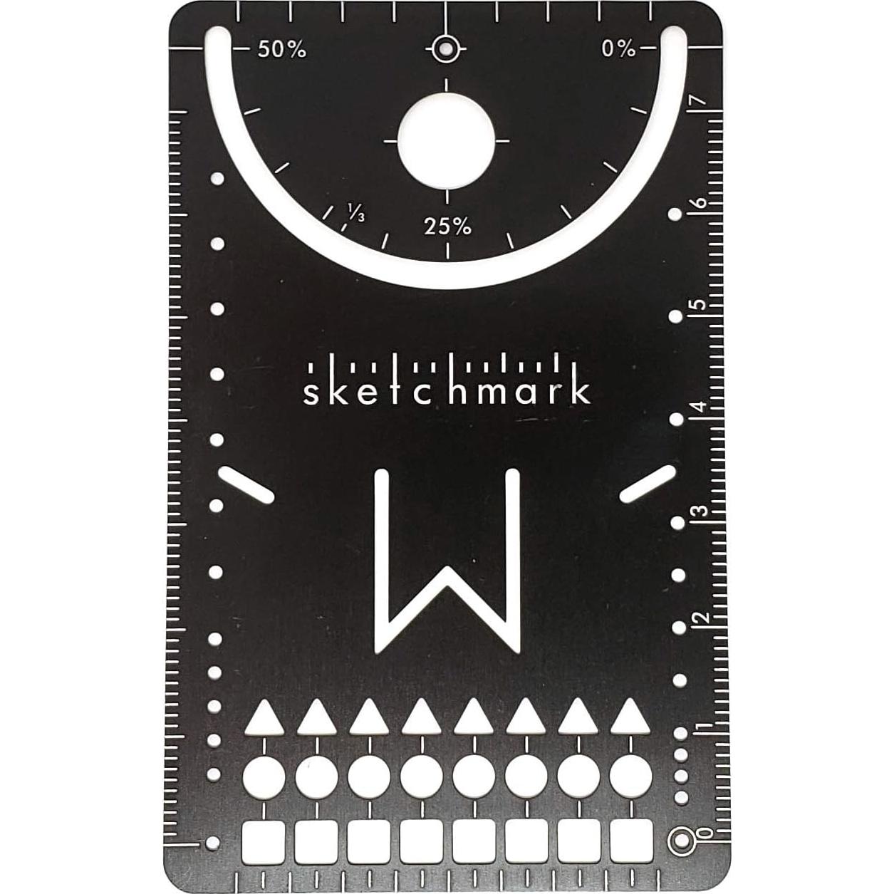 Plantilla de Marcador de Acero Inoxidable Sketchmark S1C - 11 Funciones