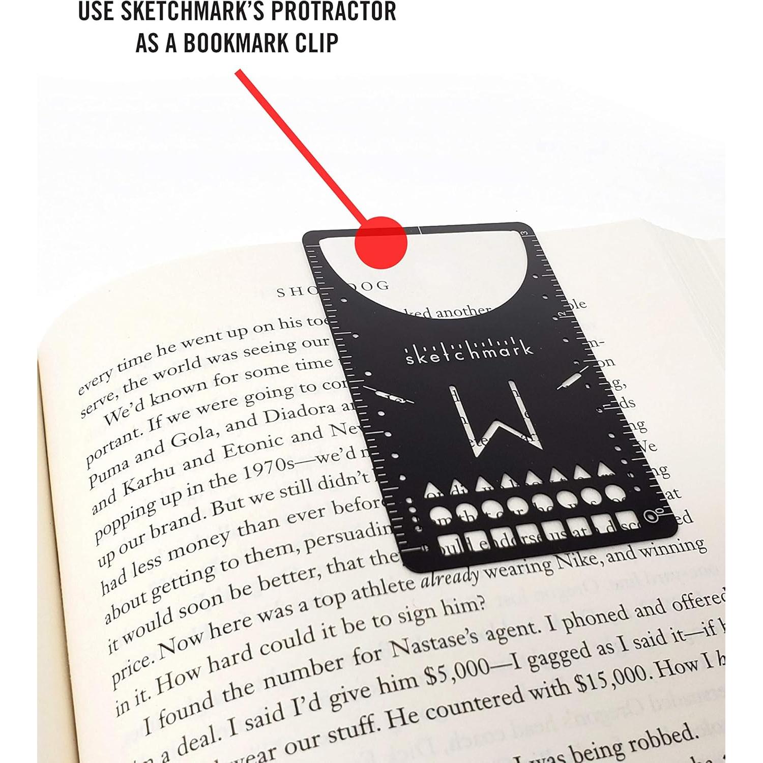 Plantilla de Marcador de Acero Inoxidable Sketchmark S1C - 11 Funciones