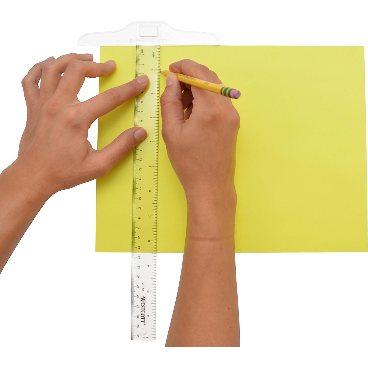 Regla T Plástica Westcott JR-12 30cm para Dibujo y Manualidades