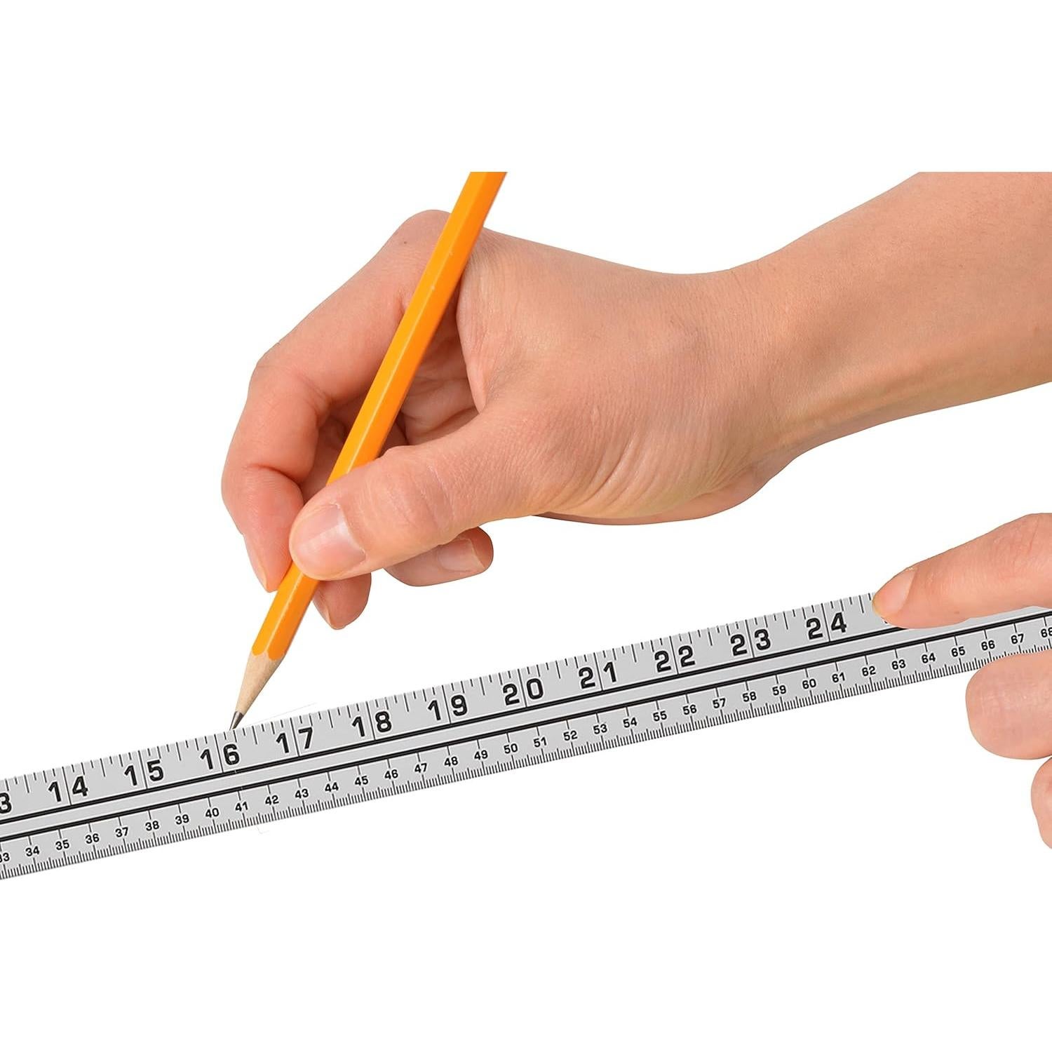 Regla de Aluminio Westcott YMS-1 100cm con Tablas Métricas