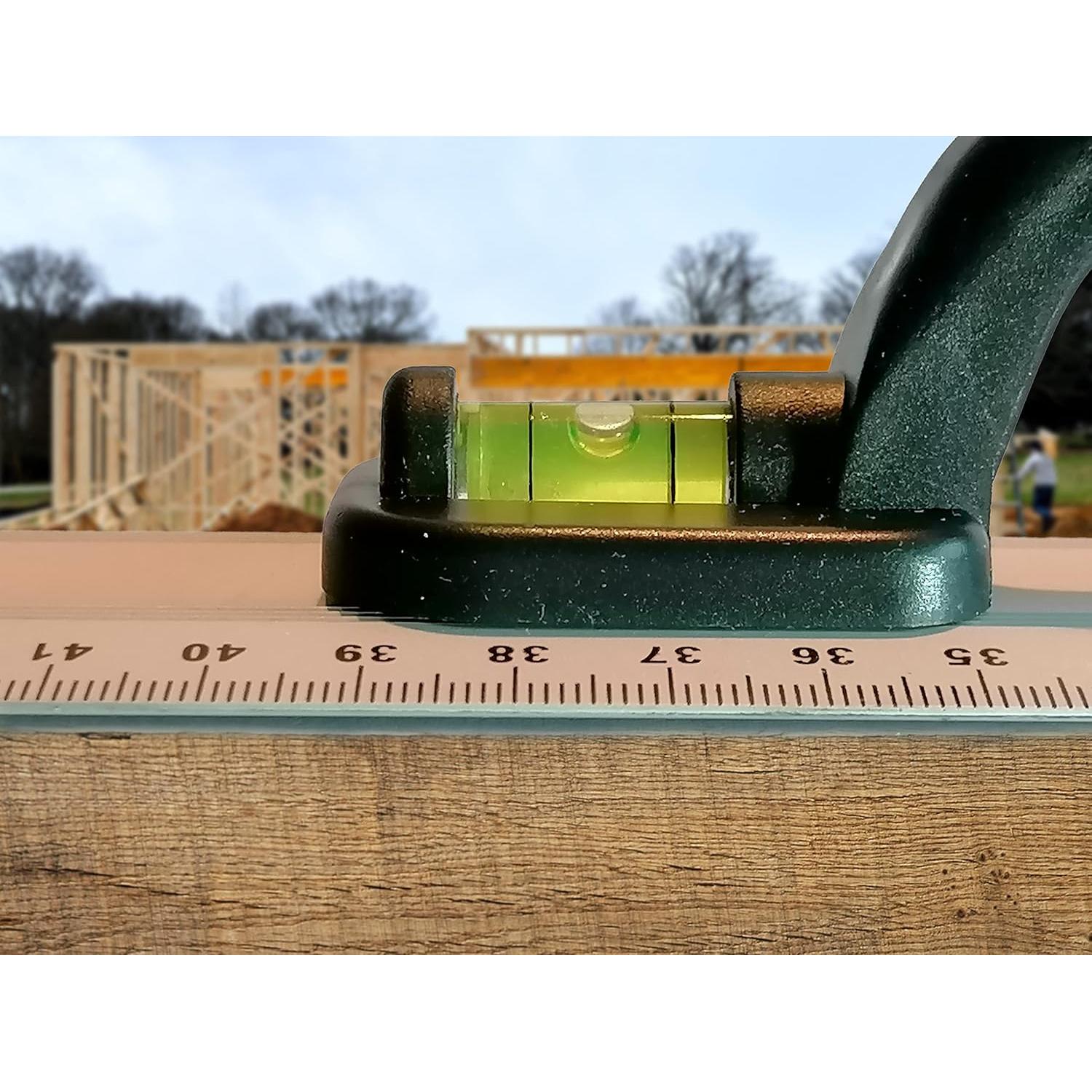 Regla Recta de Aluminio NASAFES 55cm con Mango Ergonomico