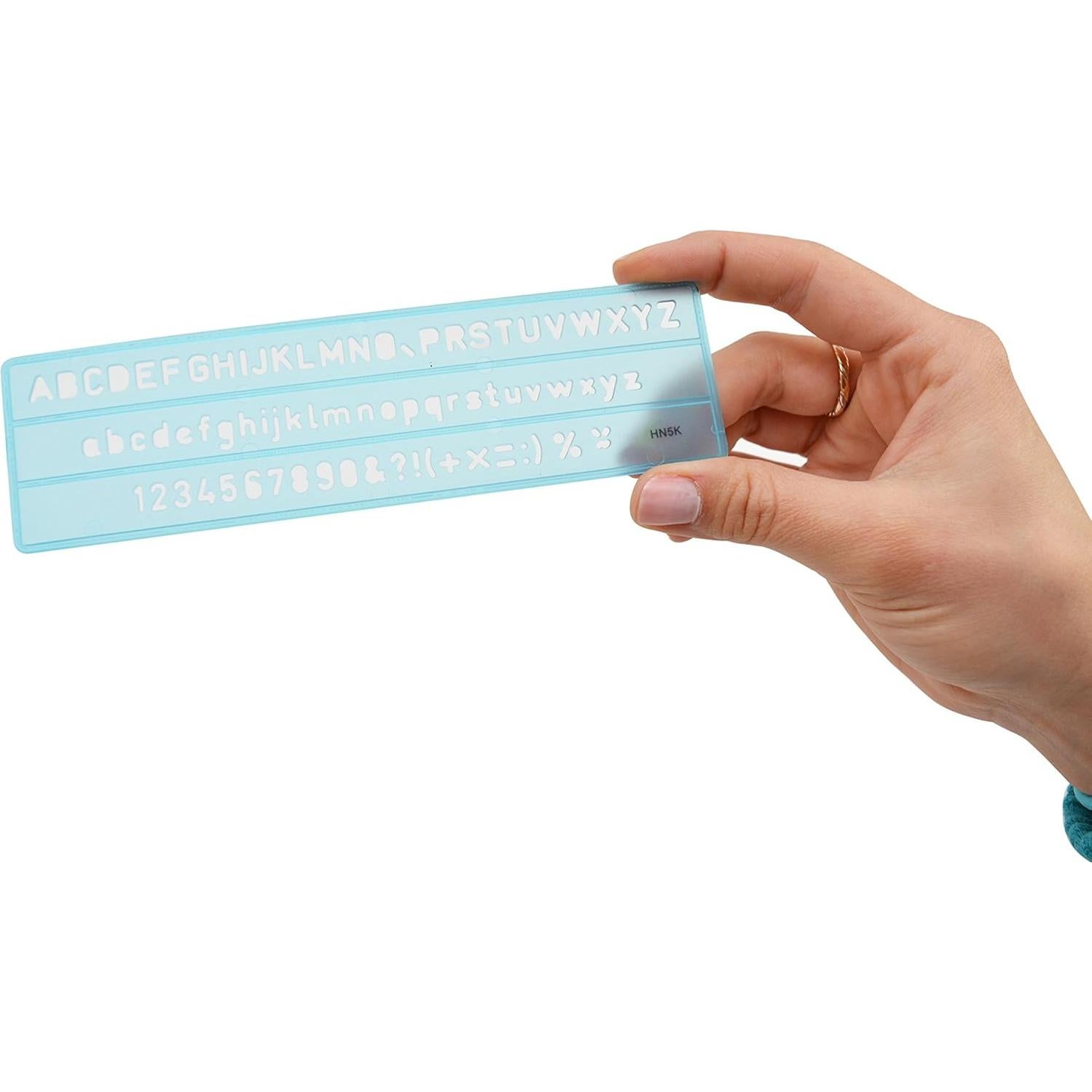 Juego de Guías de Letras de Plástico Westcott Set de 4