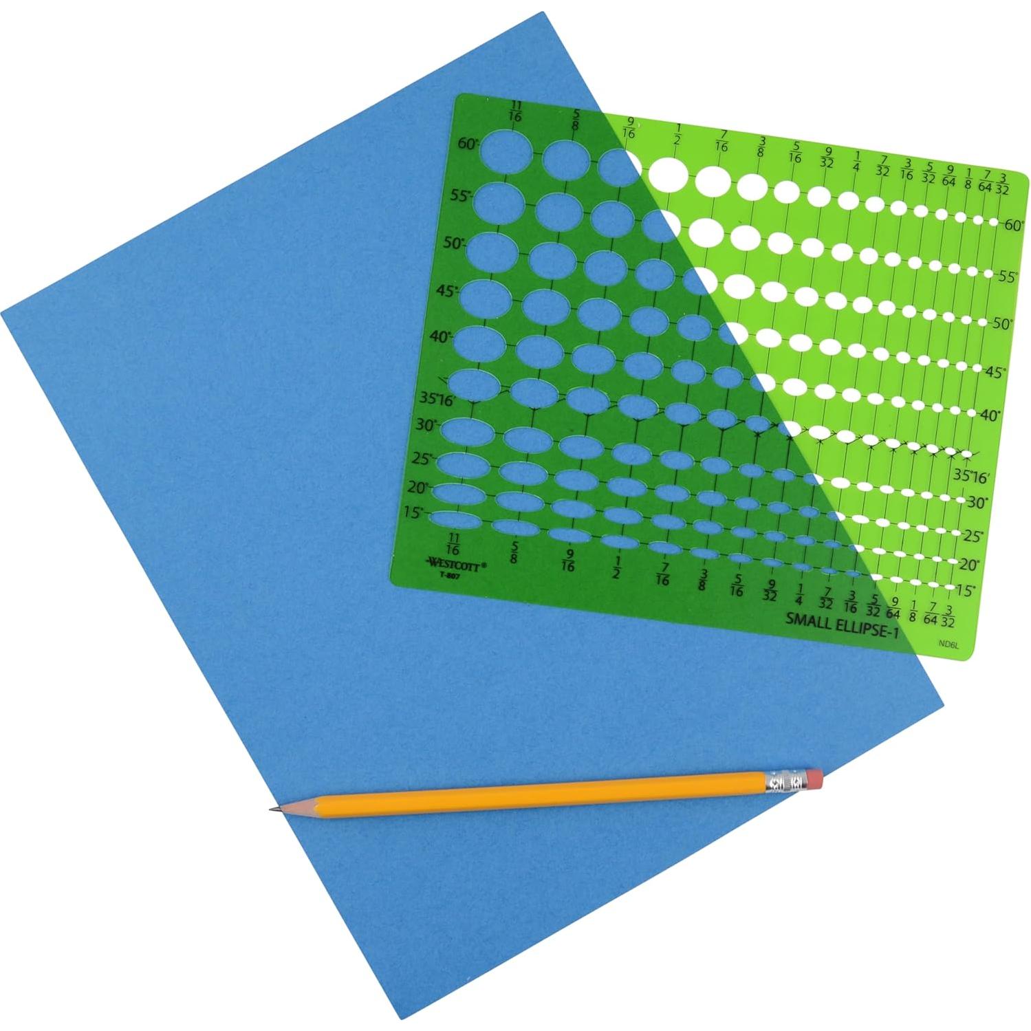 Plantilla de Elipse Pequeña Westcott T-807 - 20.6g