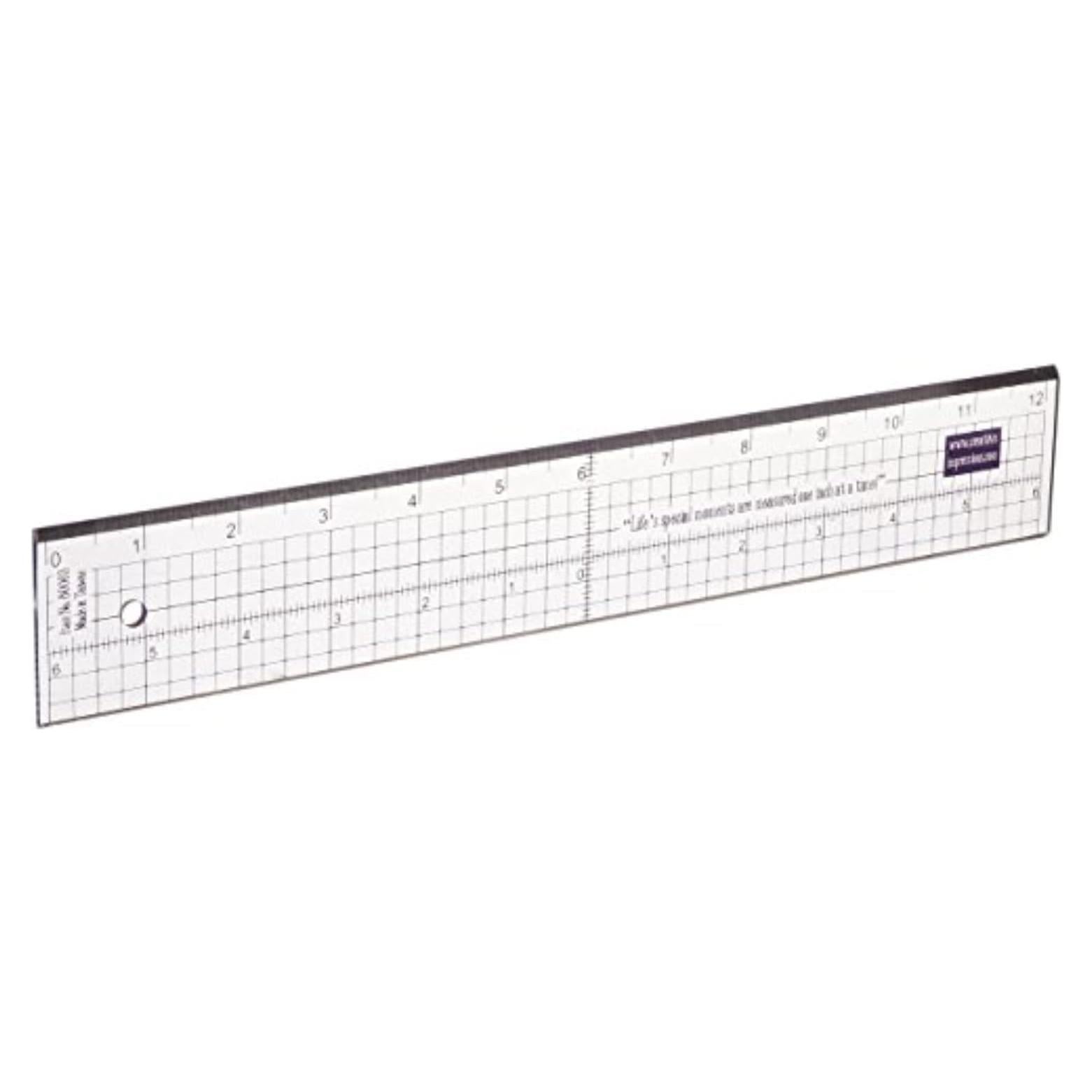 Regla Acrílica Biselada 30.48 cm Creative Impressions