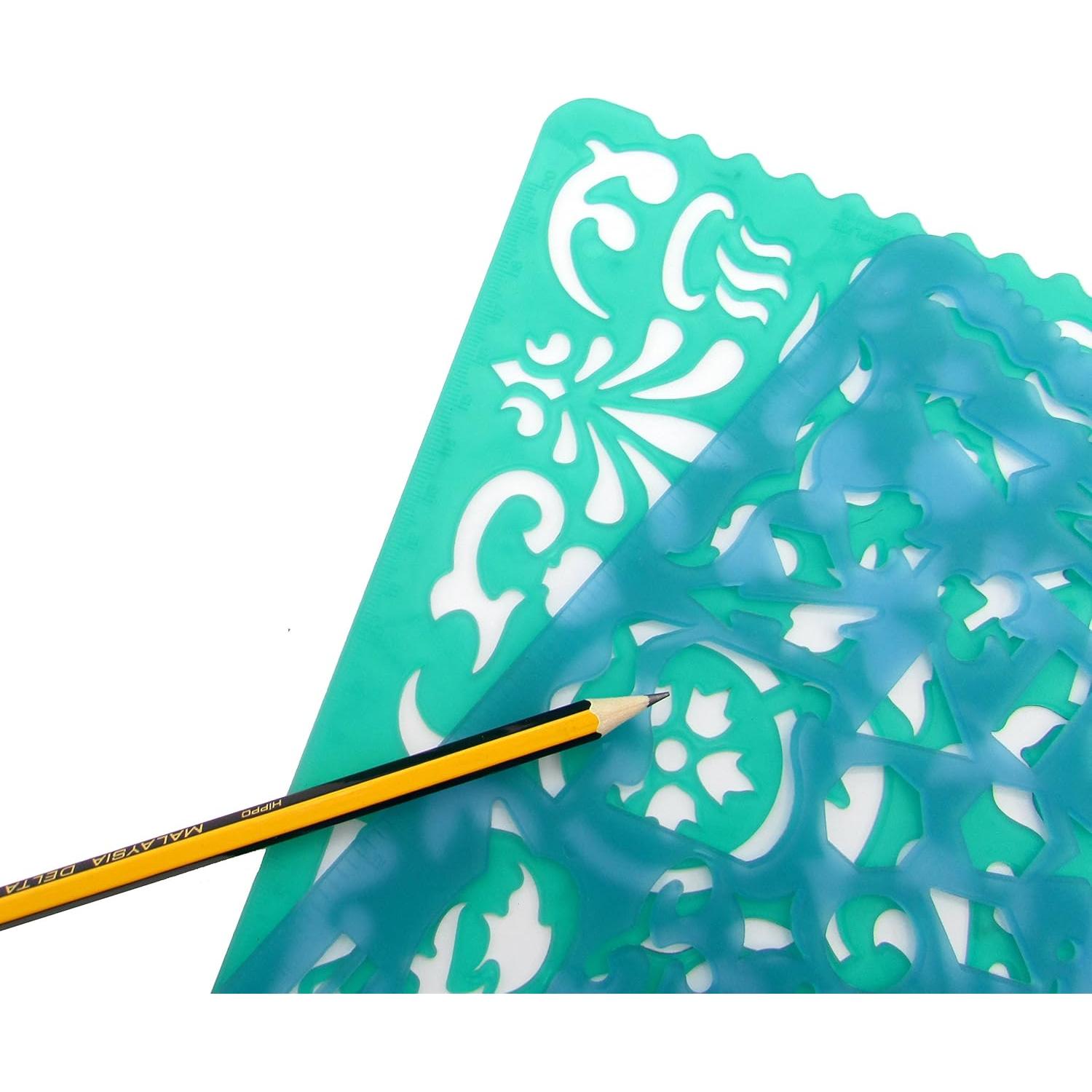 Juego de 2 Plantillas de Dibujo Yosogo 15.2x24.1 cm