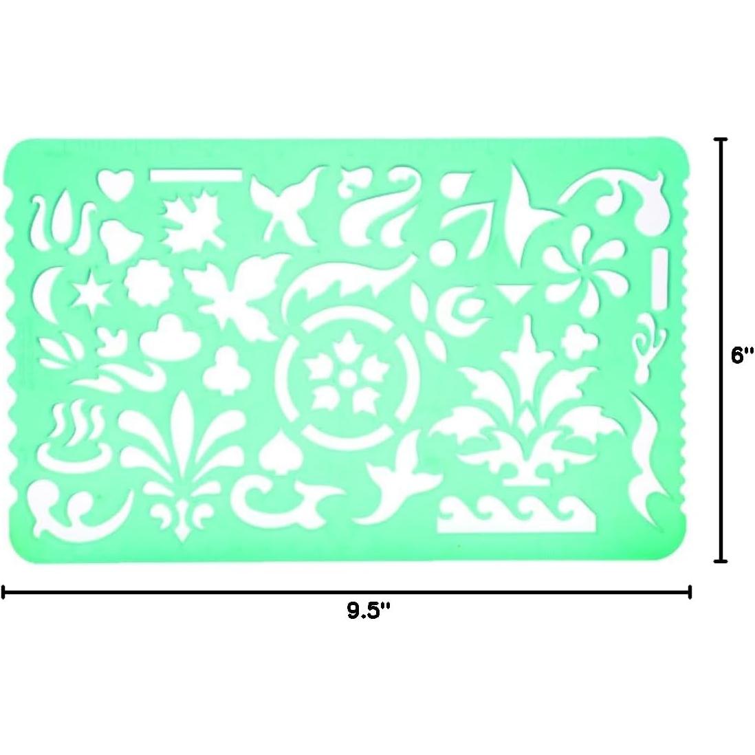 Juego de 2 Plantillas de Dibujo Yosogo 15.2x24.1 cm