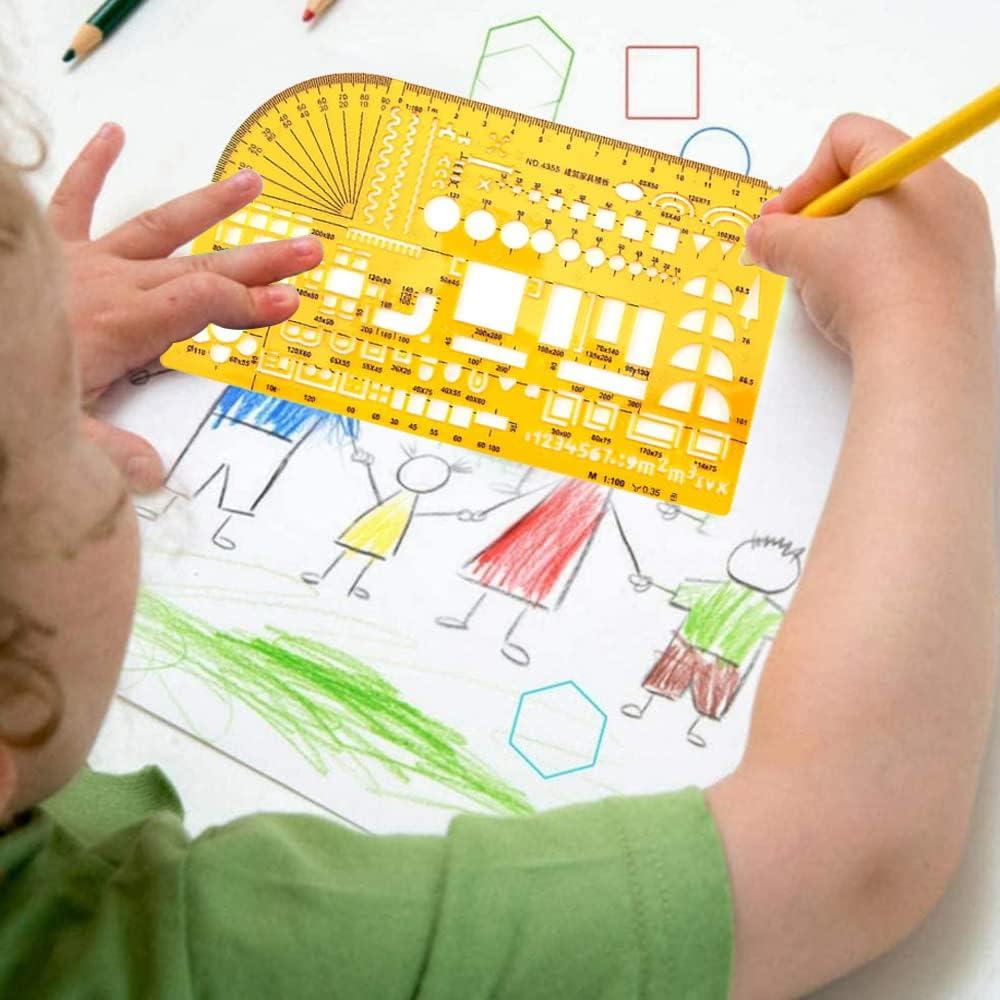 Plantilla de Dibujo Utoolmart 4355 - Plástico Transparente