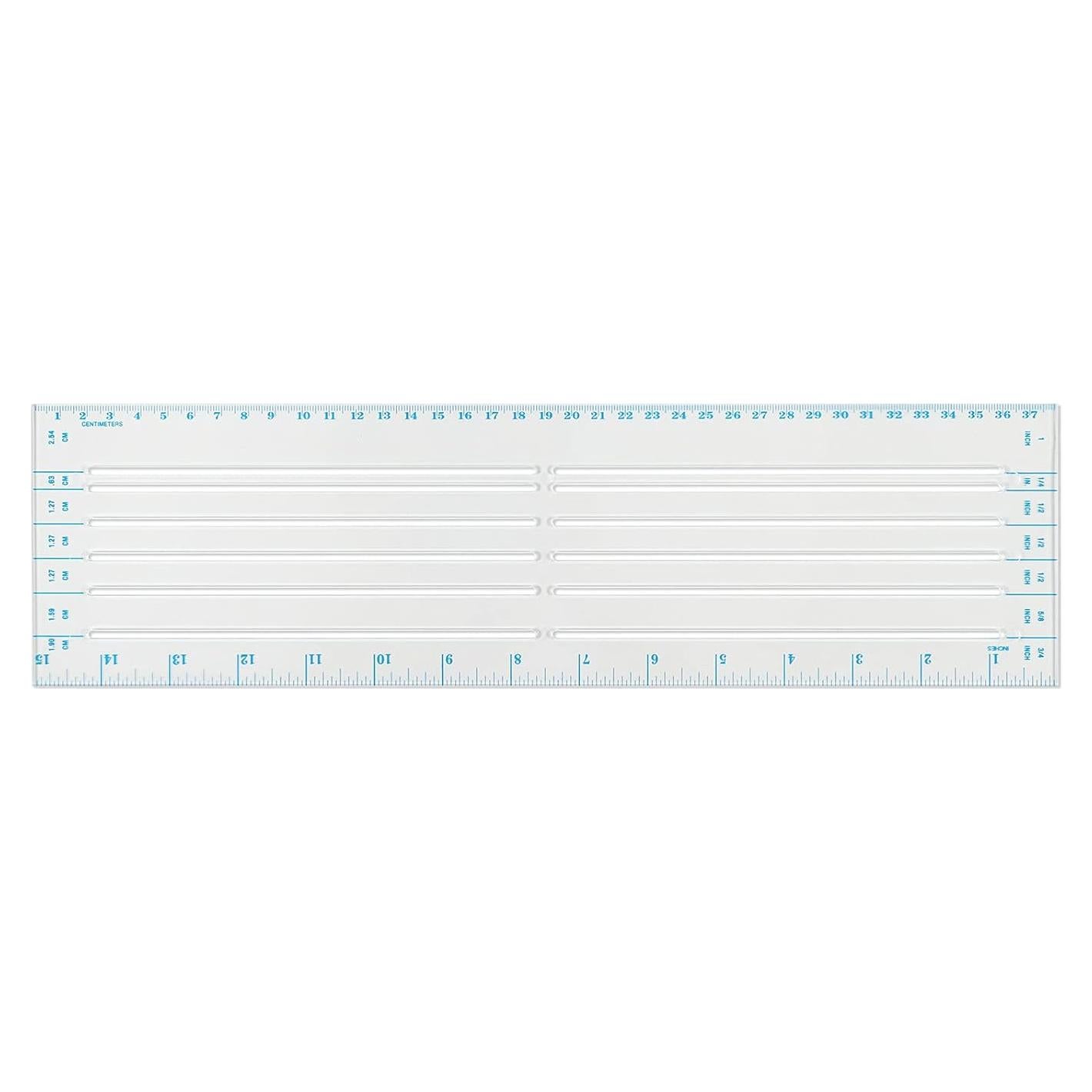 Regla Transparente para Costura Yi Concept 38 cm