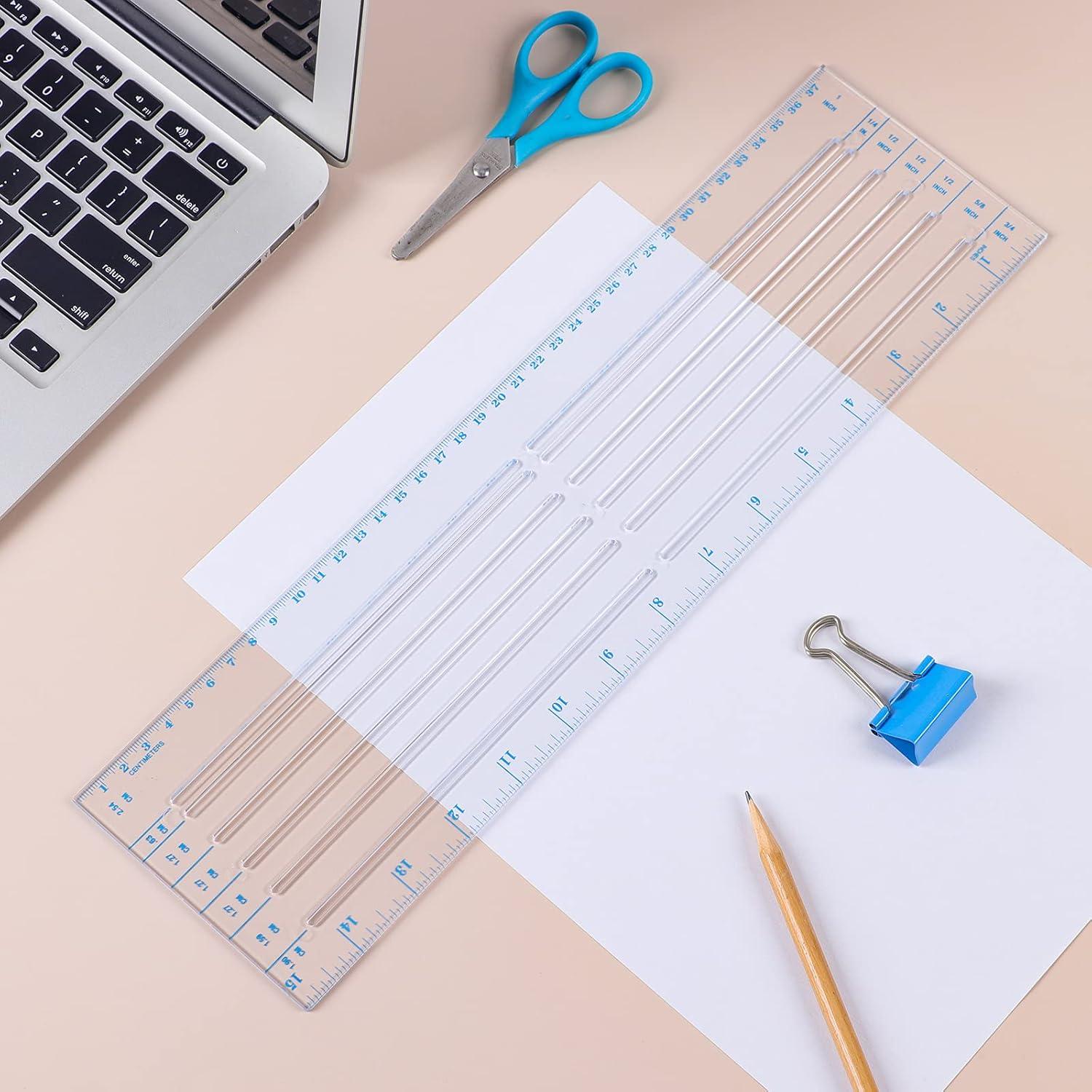 Regla Transparente para Costura Yi Concept 38 cm