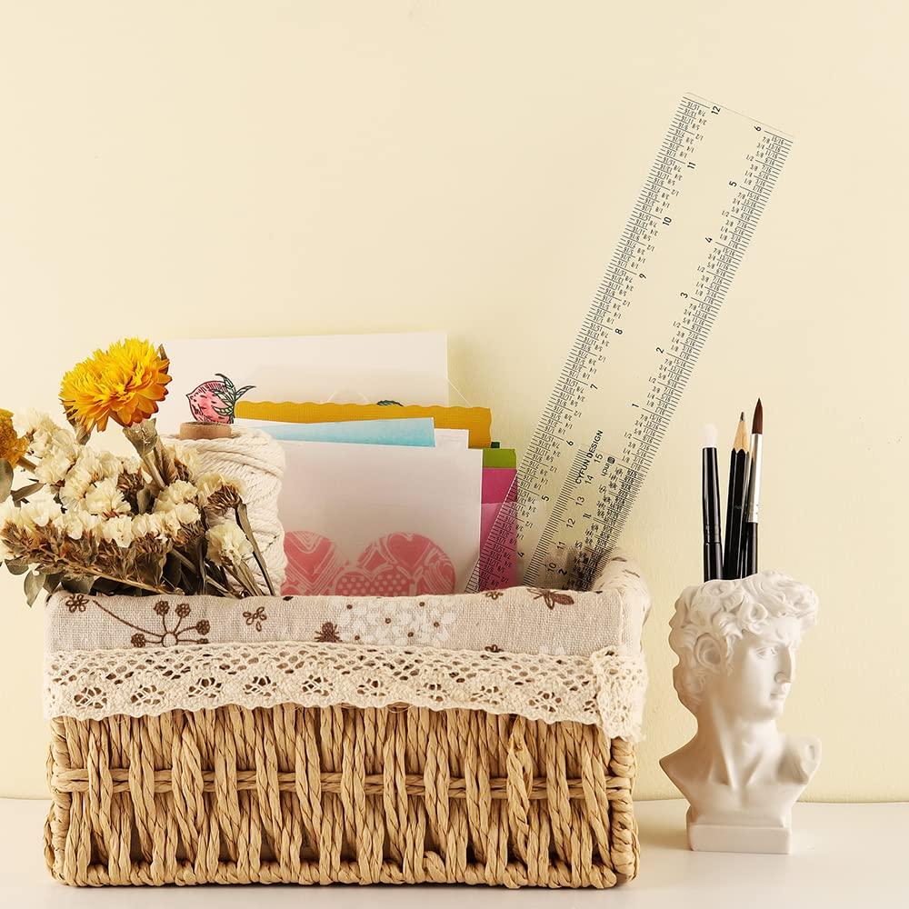 Juego de 2 Reglas Acrílicas Transparentes 30.48 cm CYFUN DESIGN