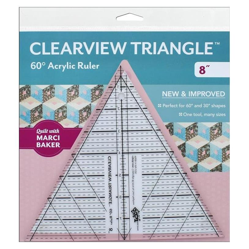 Regla Triangular C&T Publishing 60 Grados 27.3x24.8 cm
