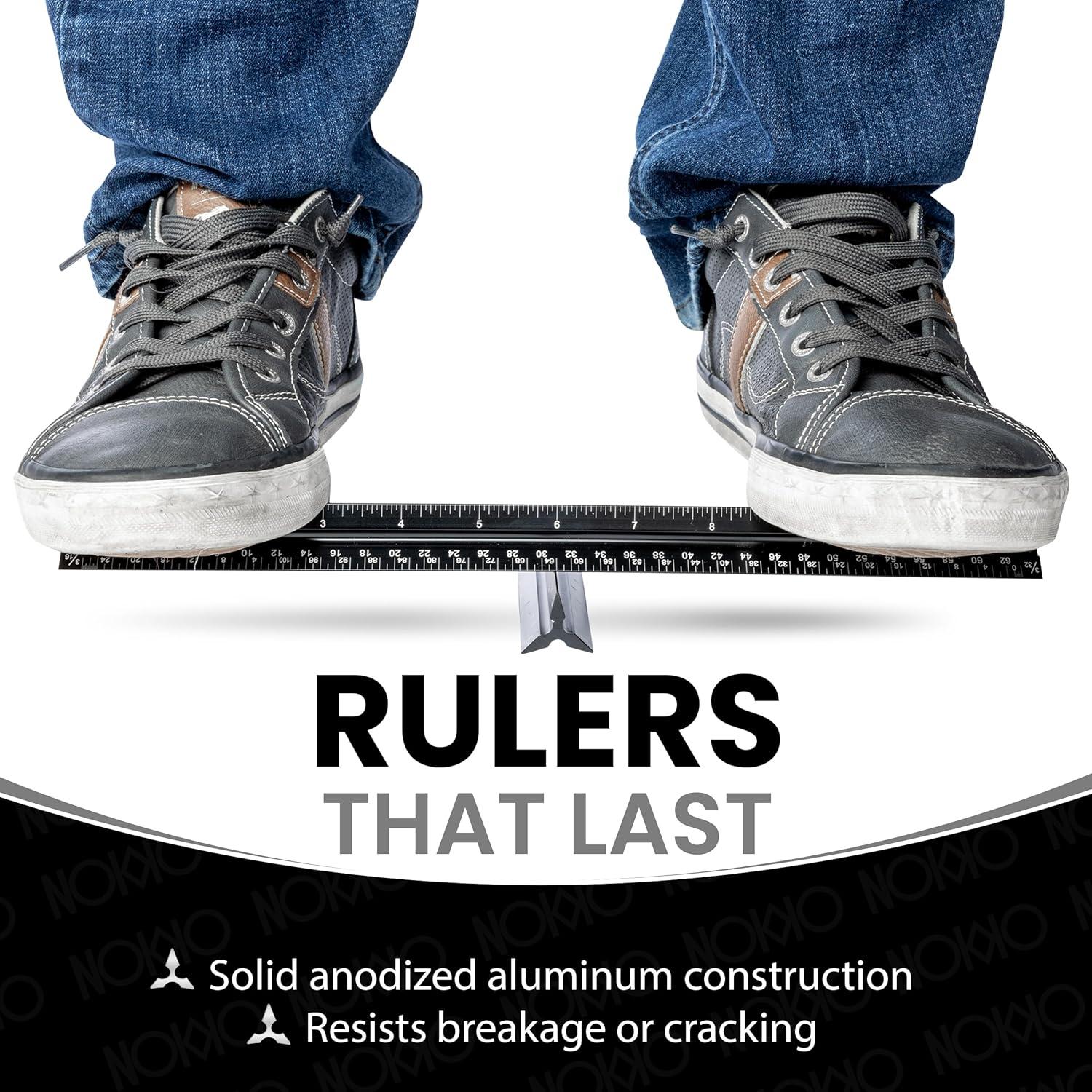 Juego de Reglas de Escala Arquitectónica y de Ingeniería NOKKO 30.48 cm