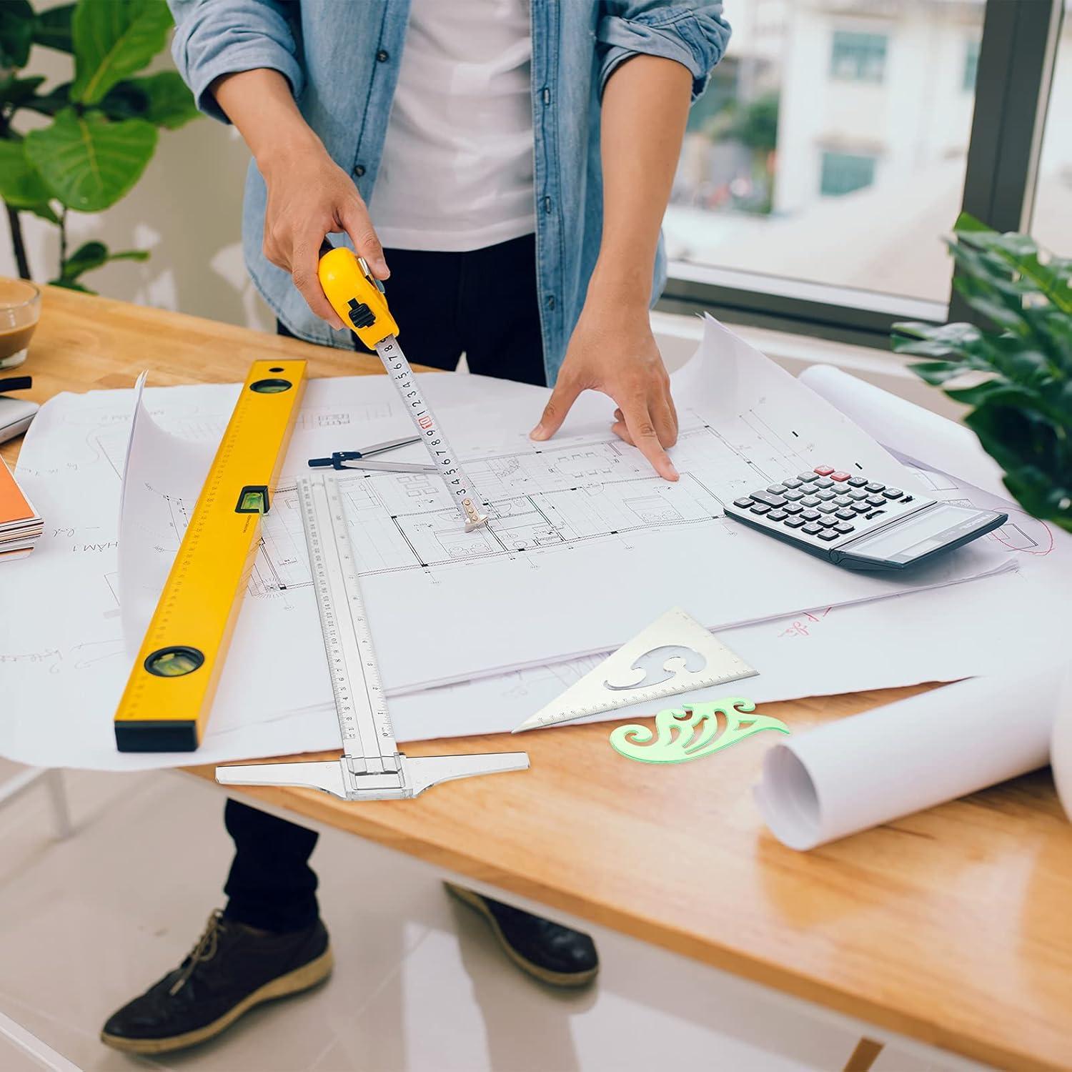 Set de Herramientas de Dibujo Frienda - 5 Piezas Plástico Transparente