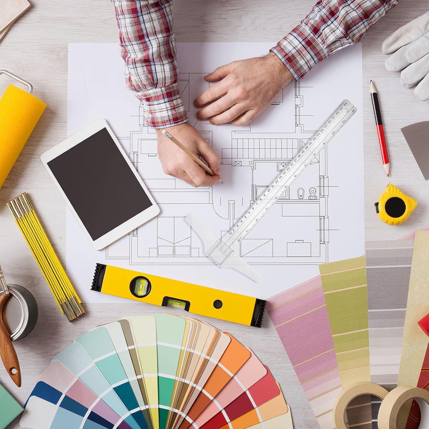 Set de Herramientas de Dibujo Frienda - 5 Piezas Plástico Transparente