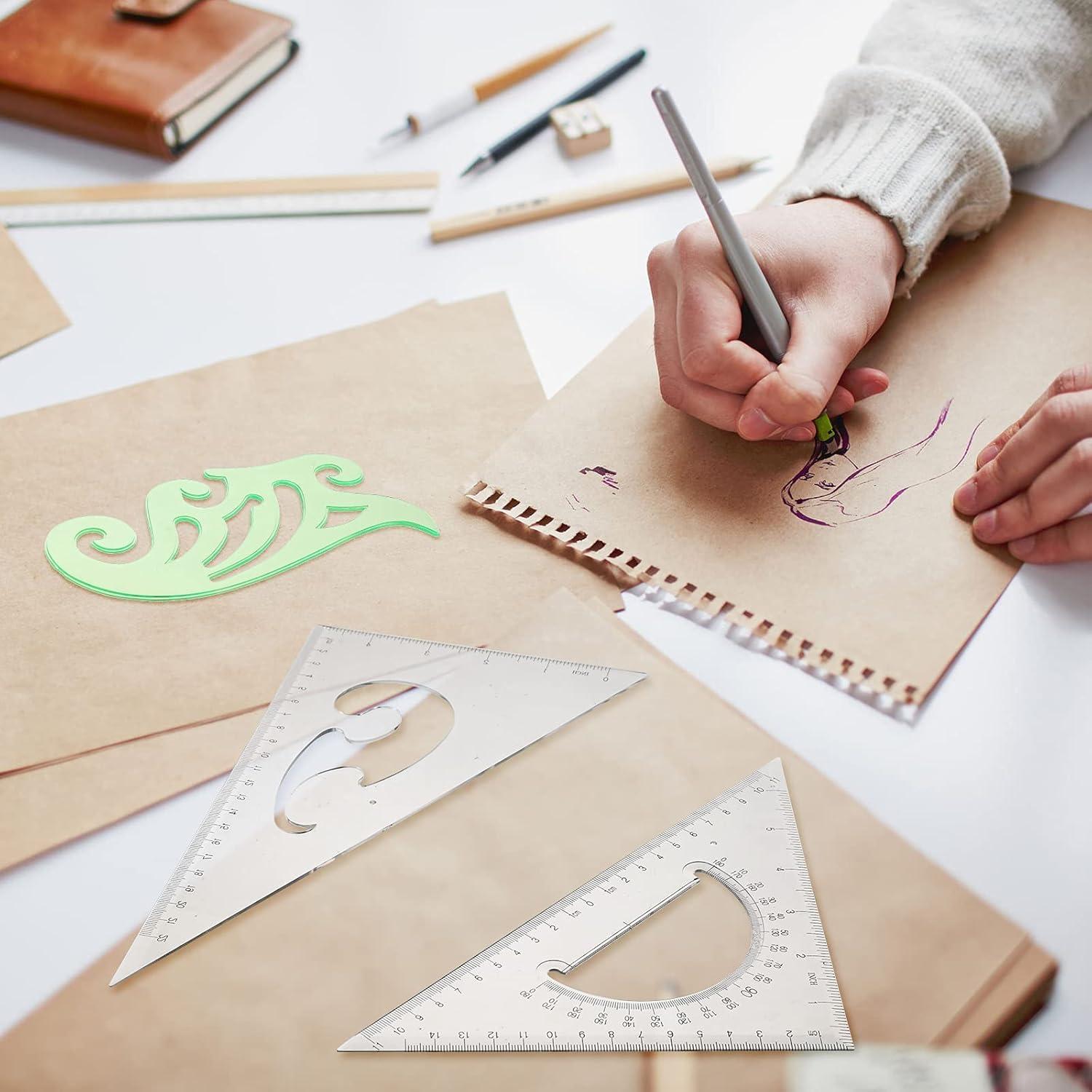 Set de Herramientas de Dibujo Frienda - 5 Piezas Plástico Transparente