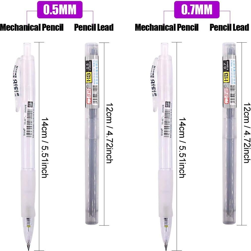 Kit de Plantillas Geométricas Swpeet 18 Piezas con Lápices