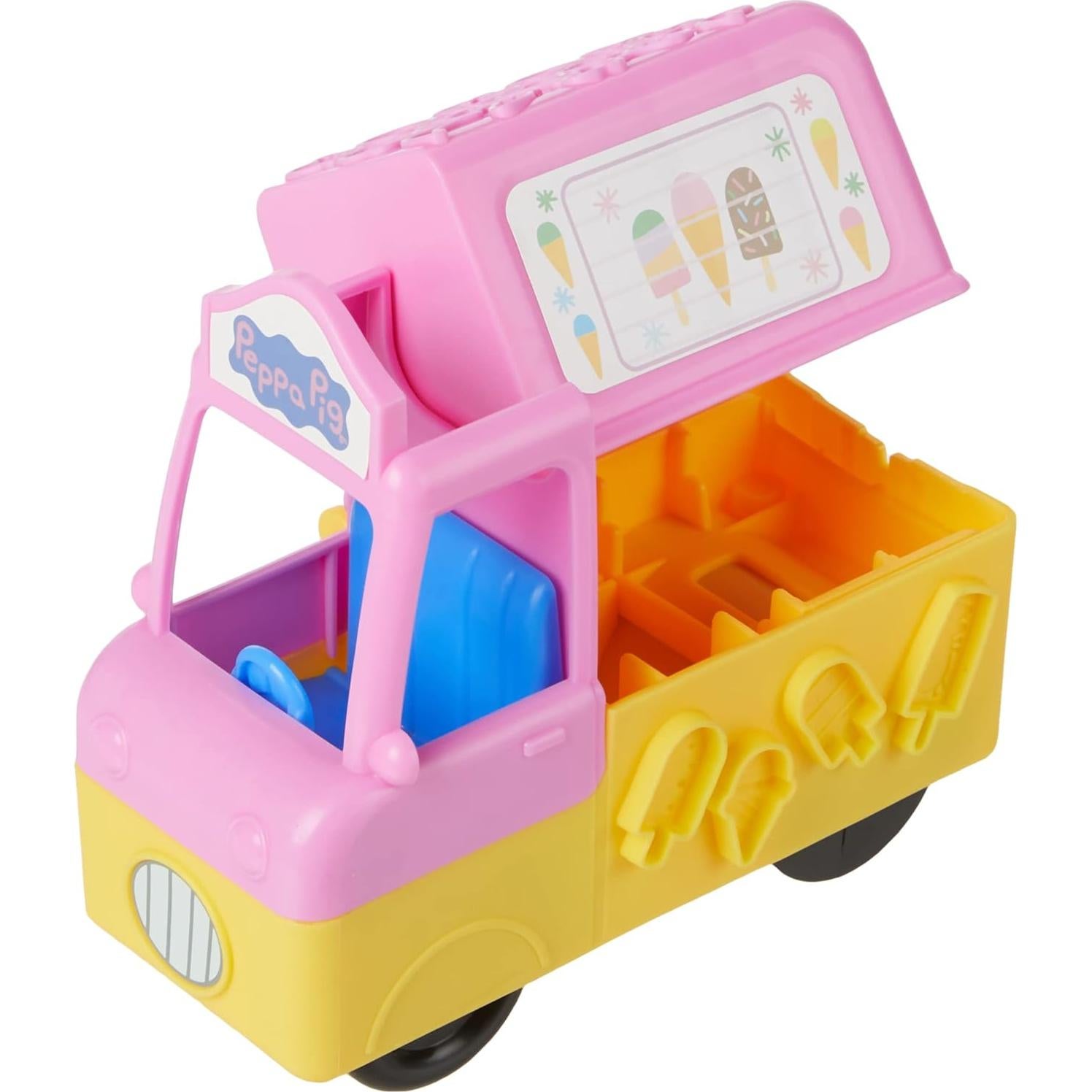 Juego de helados Peppa Pig con camión y 5 latas Play-Doh