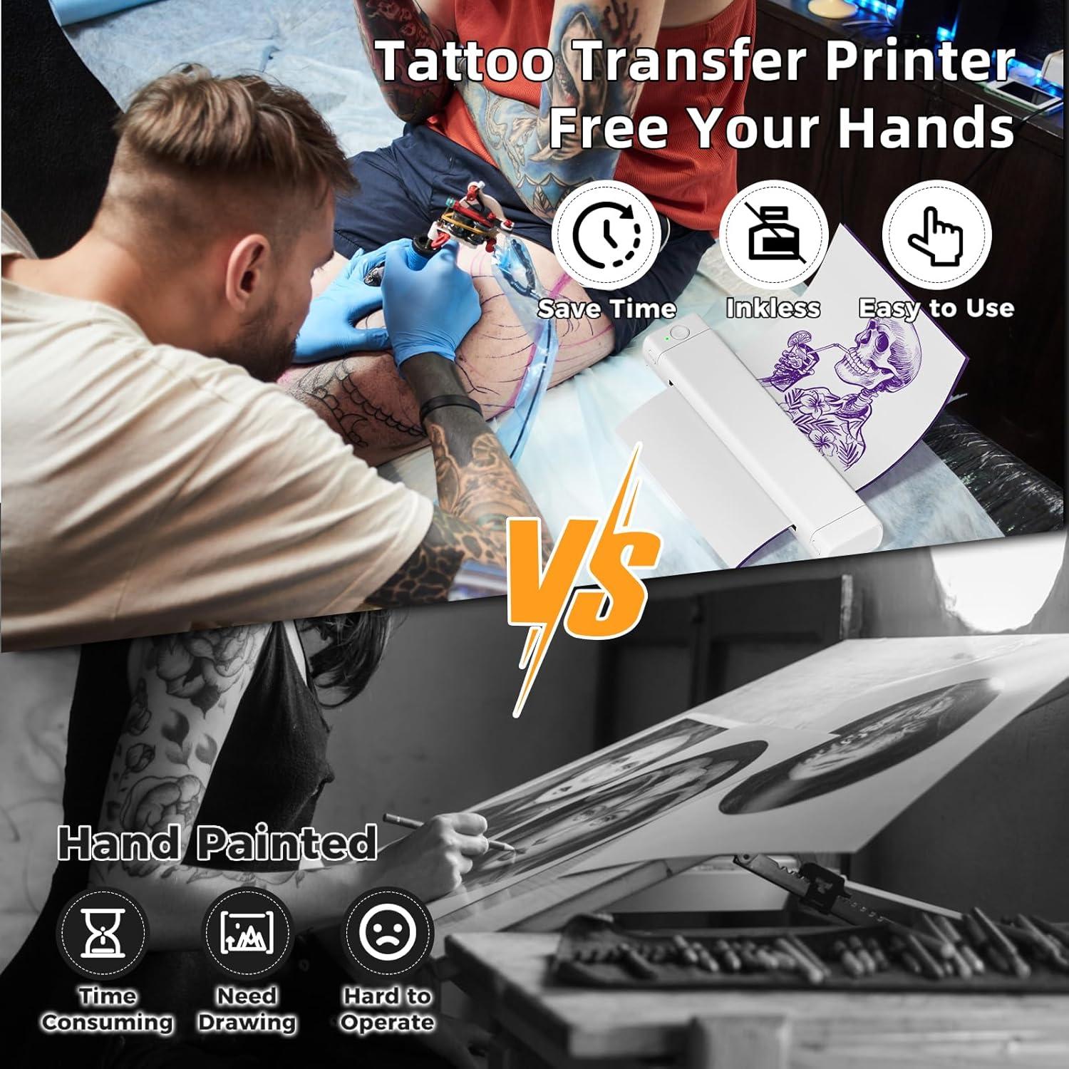 Impresora de Plantillas de Tatuajes Zoolion M08F Bluetooth