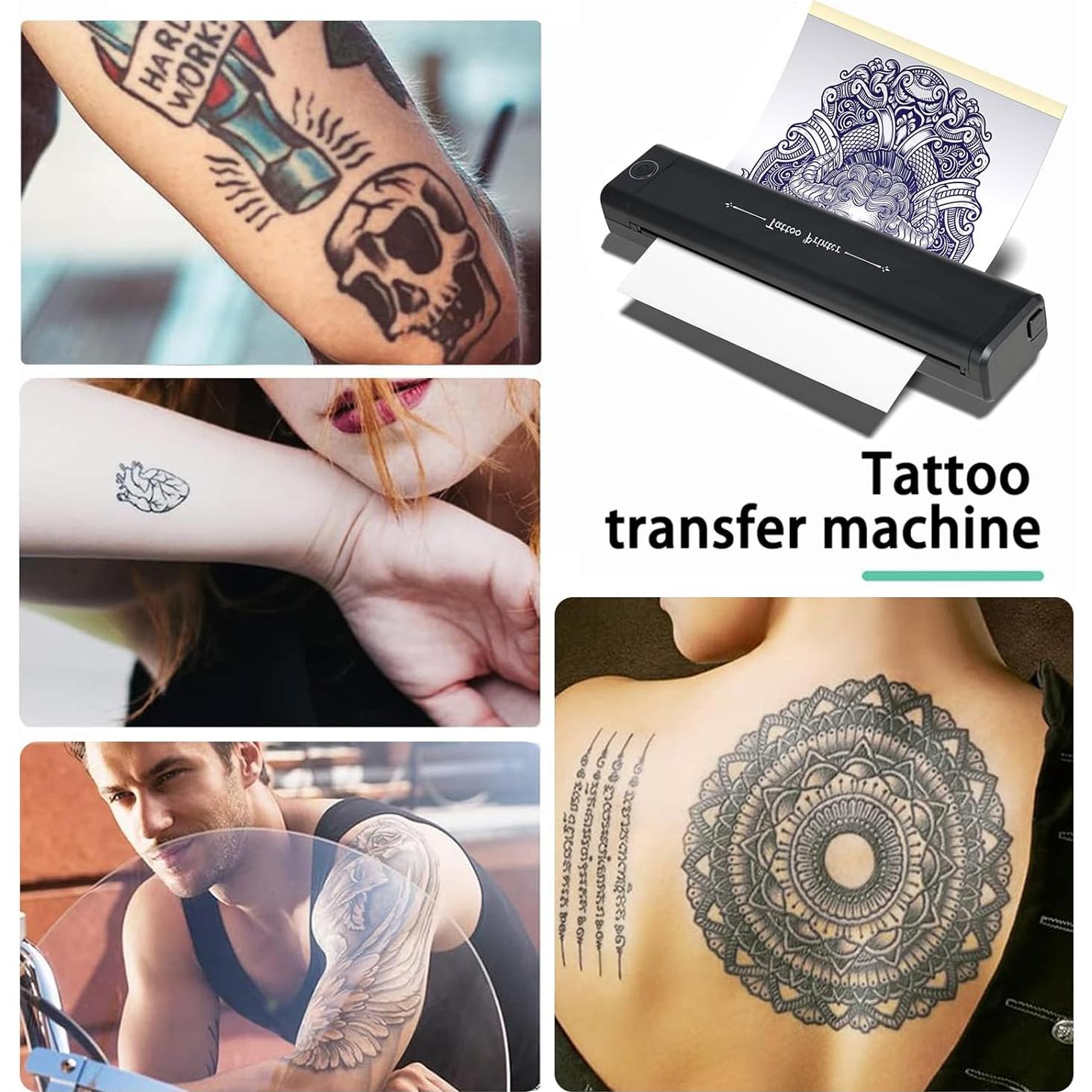Impresora de Plantillas de Tatuaje Inalámbrica MK 2025 Portátil