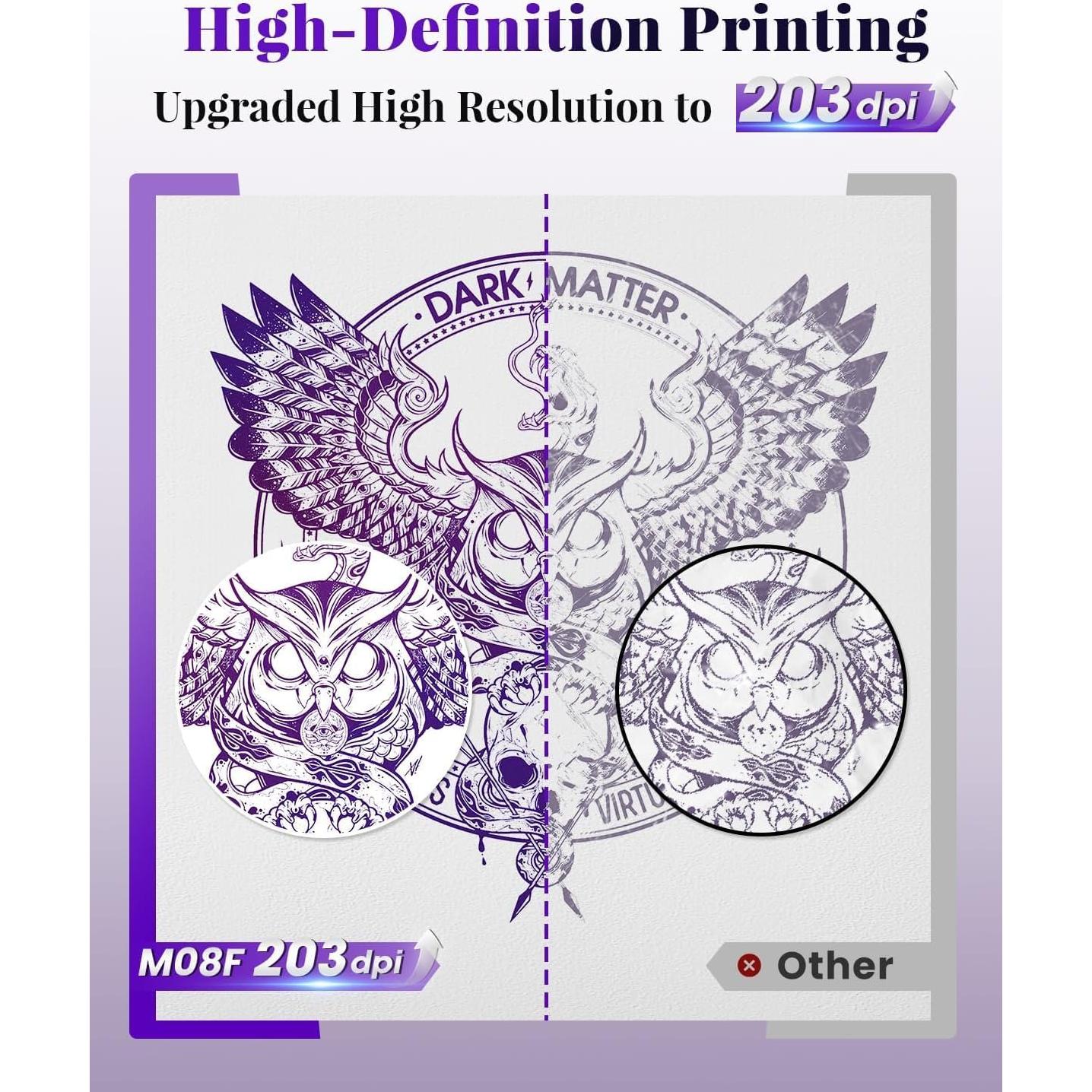 Impresora de Plantillas de Tatuaje Phomemo M08F Inalámbrica