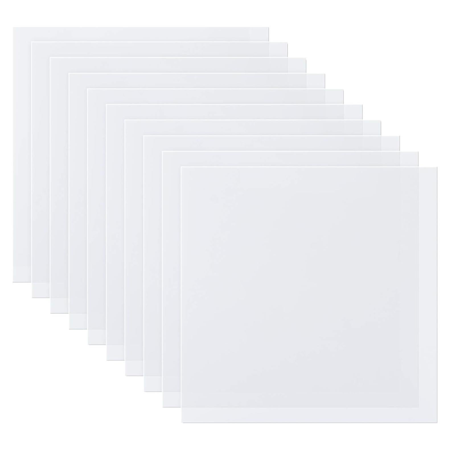 Hojas de Plantilla Mylar 10 Piezas 12x12cm ilauke 7.5mil