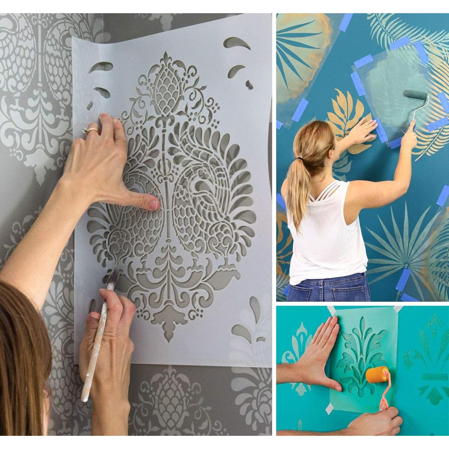 Hojas de Plantilla Mylar 10 Piezas 12x12cm ilauke 7.5mil