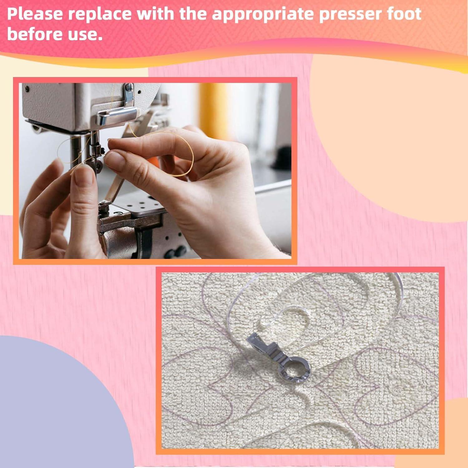 3Pcs Free Motion Quilting Templates with Non-Slip Grips, Quilting Ruler and Templates for Industrial and Domestic Machines Reusable Stencils for DIY Quilt Designs (25 Series B)