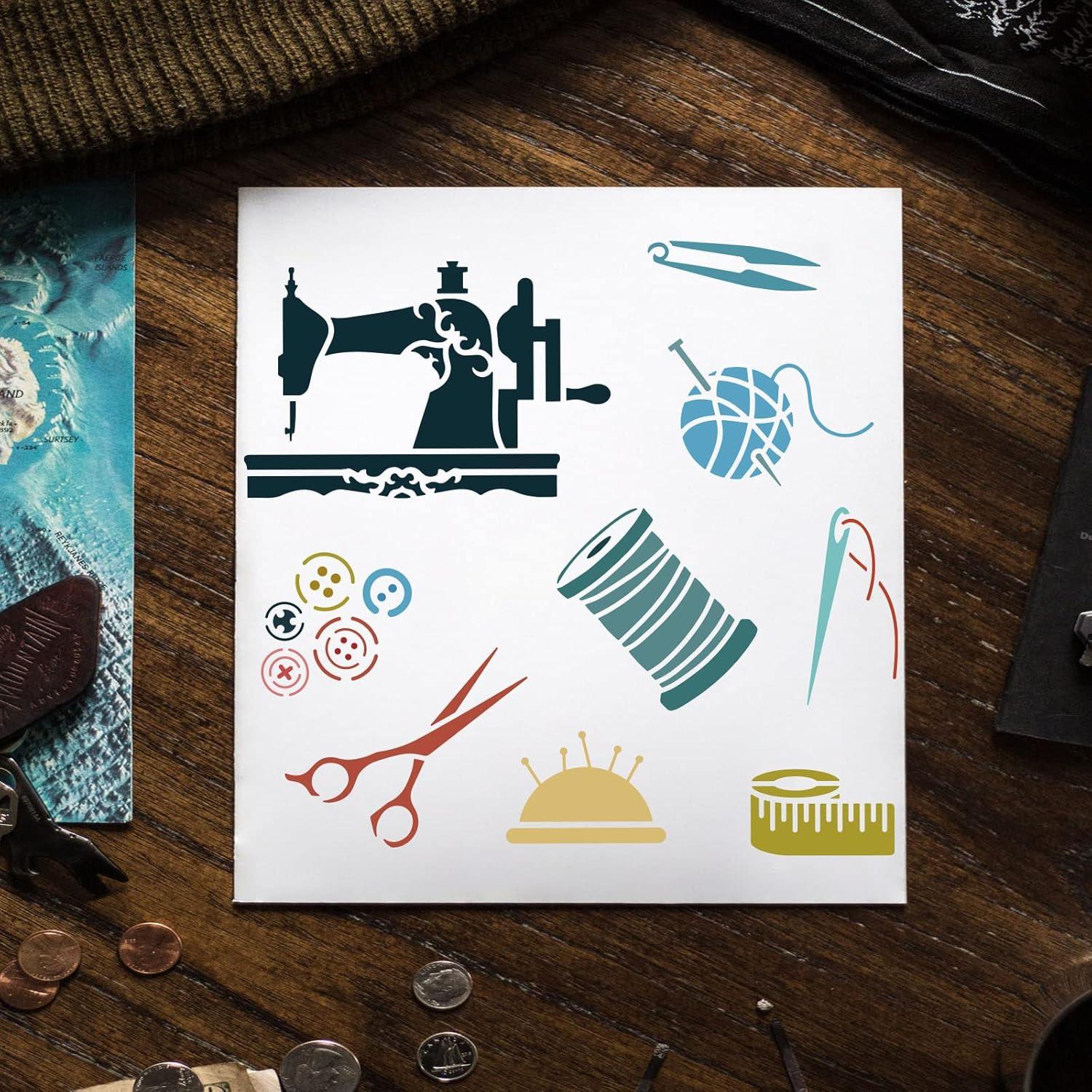 Plantilla de Pintura FINGERINSPIRE para Costura 29.7x21 cm