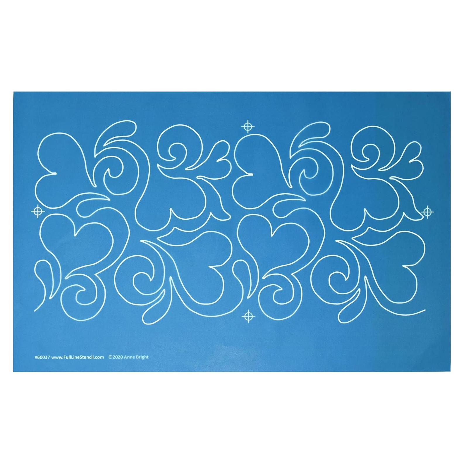 Plantilla de Acolchado Hancy Creations Splash of Love 43x28cm