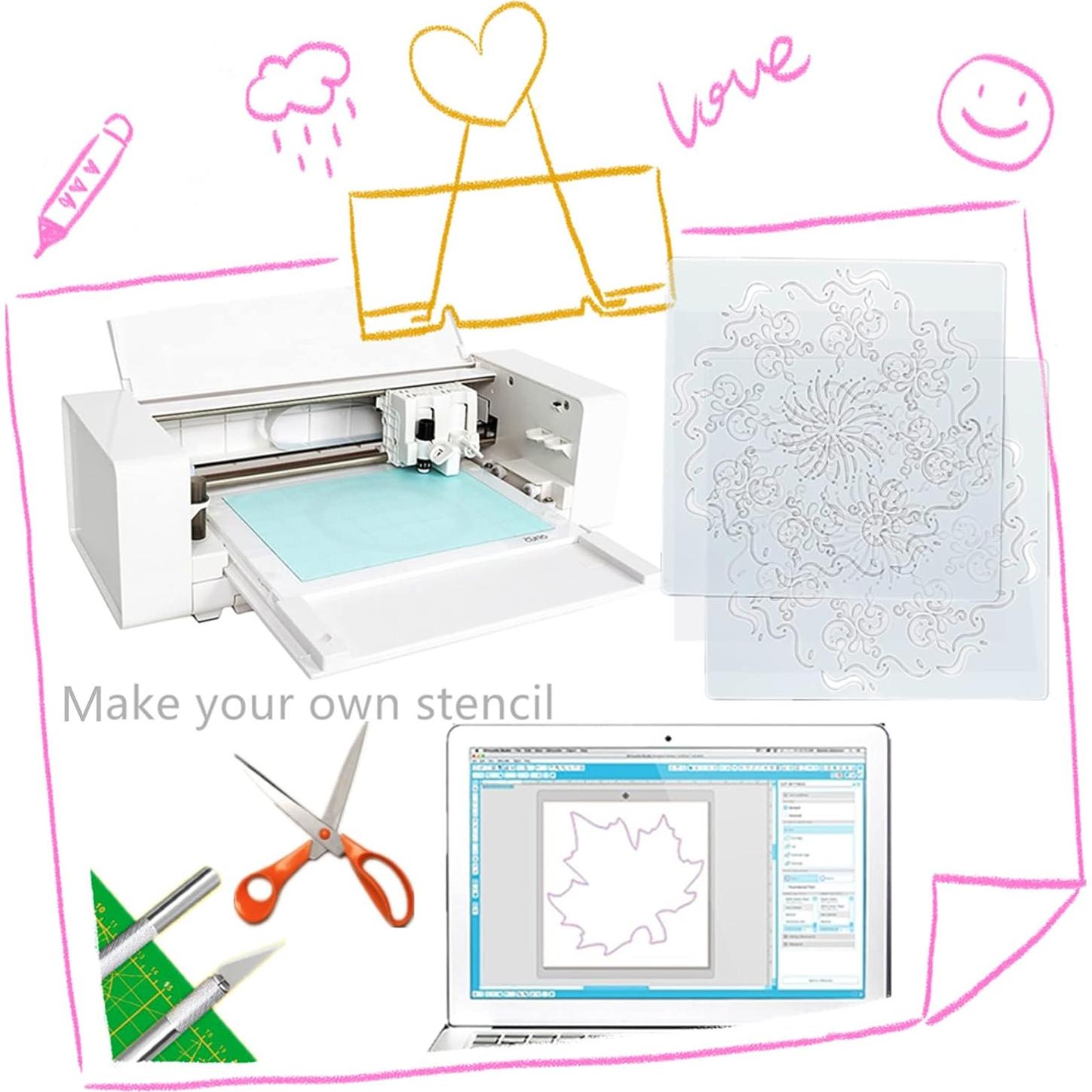 Hoja de Mylar 12x12" BANLTRE 7.5 mil PET Translúcido