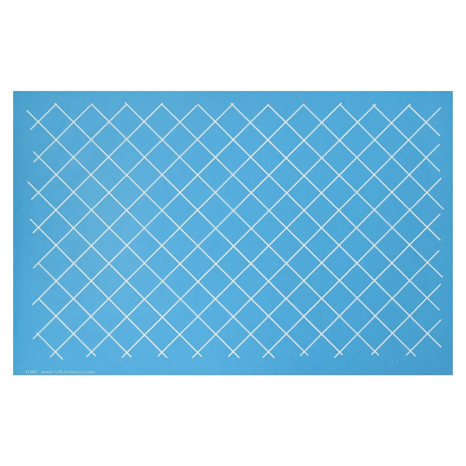 Plantilla de Línea Completa Hancy Creations 43x28cm Cuadrícula 1"